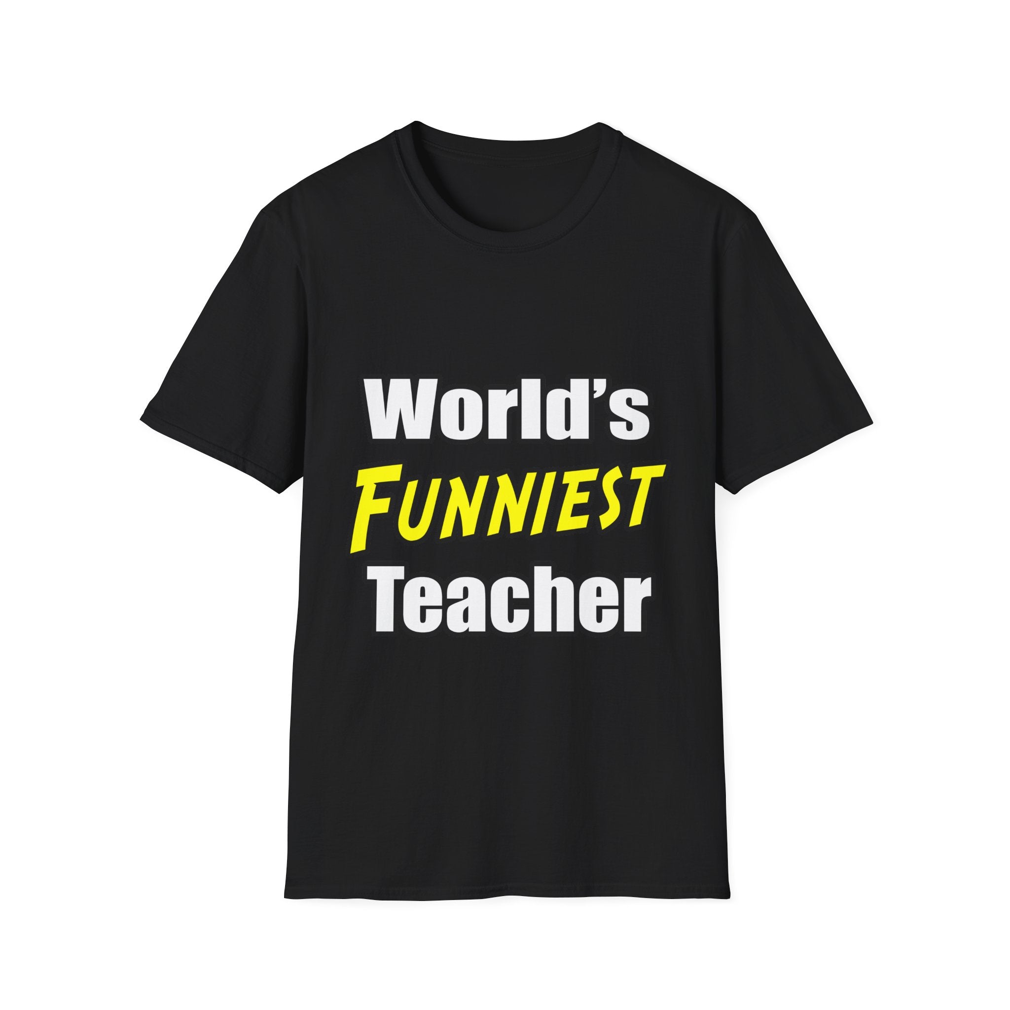 World's Funniest Teacher - Unisex Softstyle T-Shirt