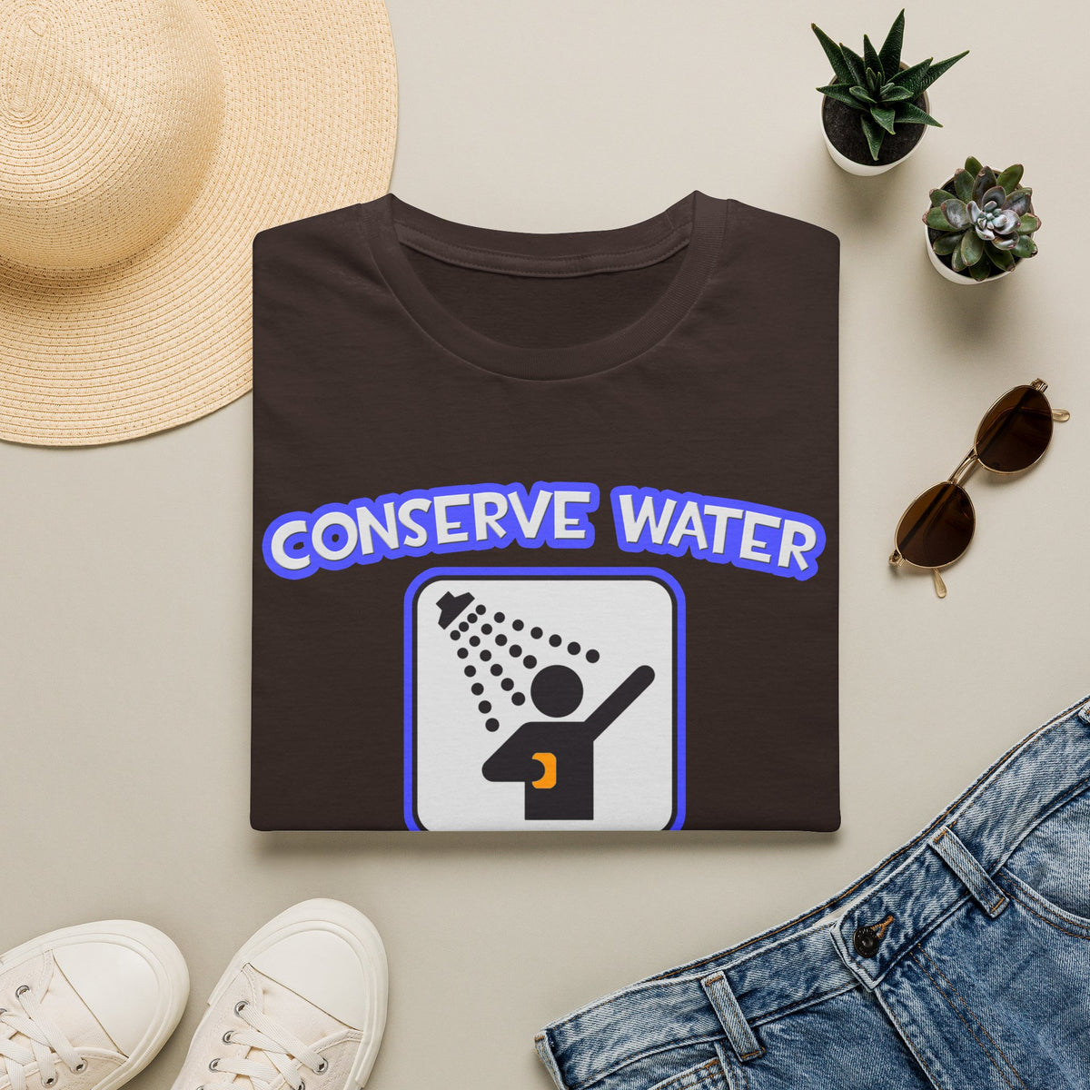 Conserve Water .. Shower With a Acupuncturist - Unisex Softstyle T-Shirt