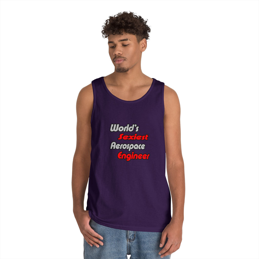 World's Sexiest Aerospace Engineer - Unisex Heavy Cotton Tank Top