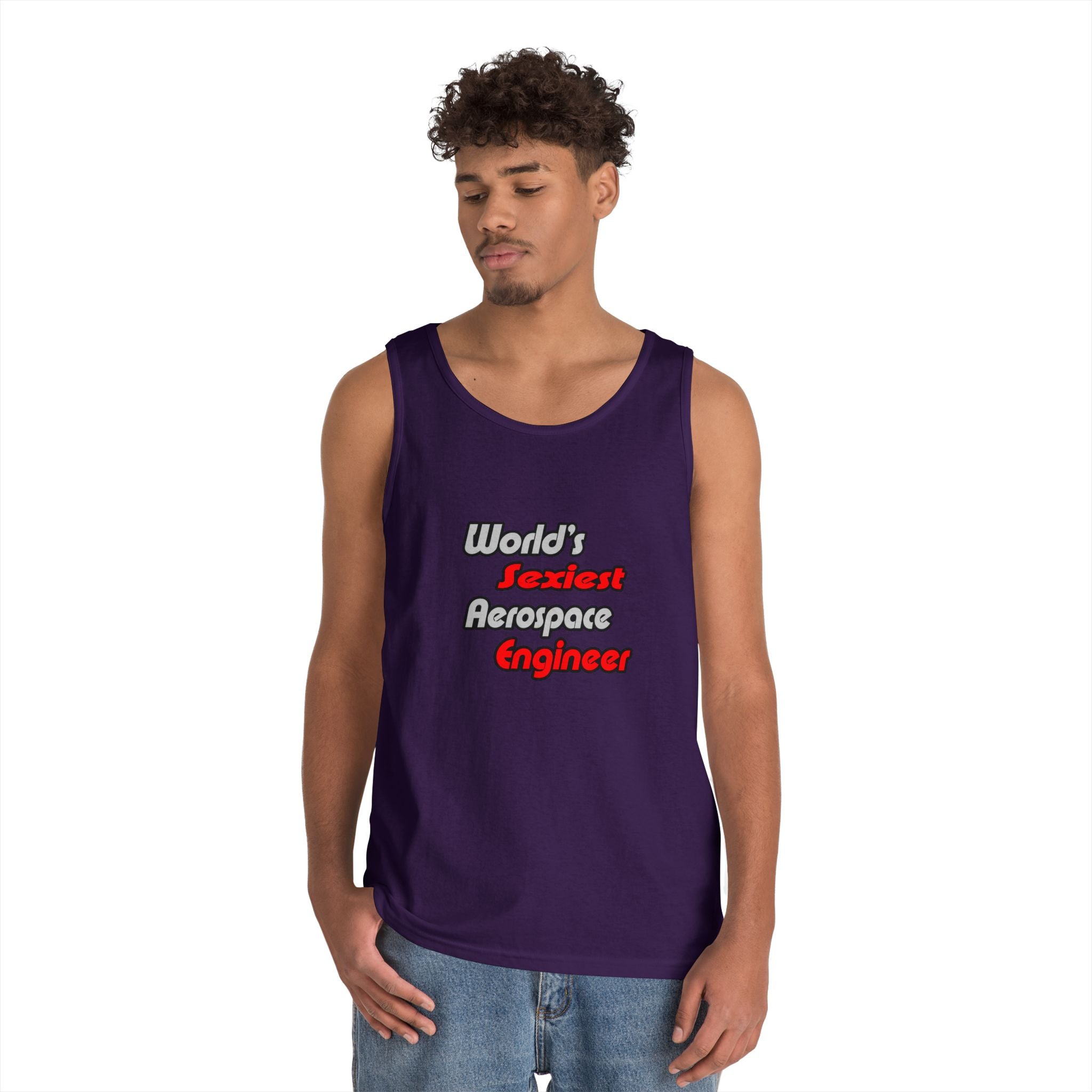World's Sexiest Aerospace Engineer - Unisex Heavy Cotton Tank Top