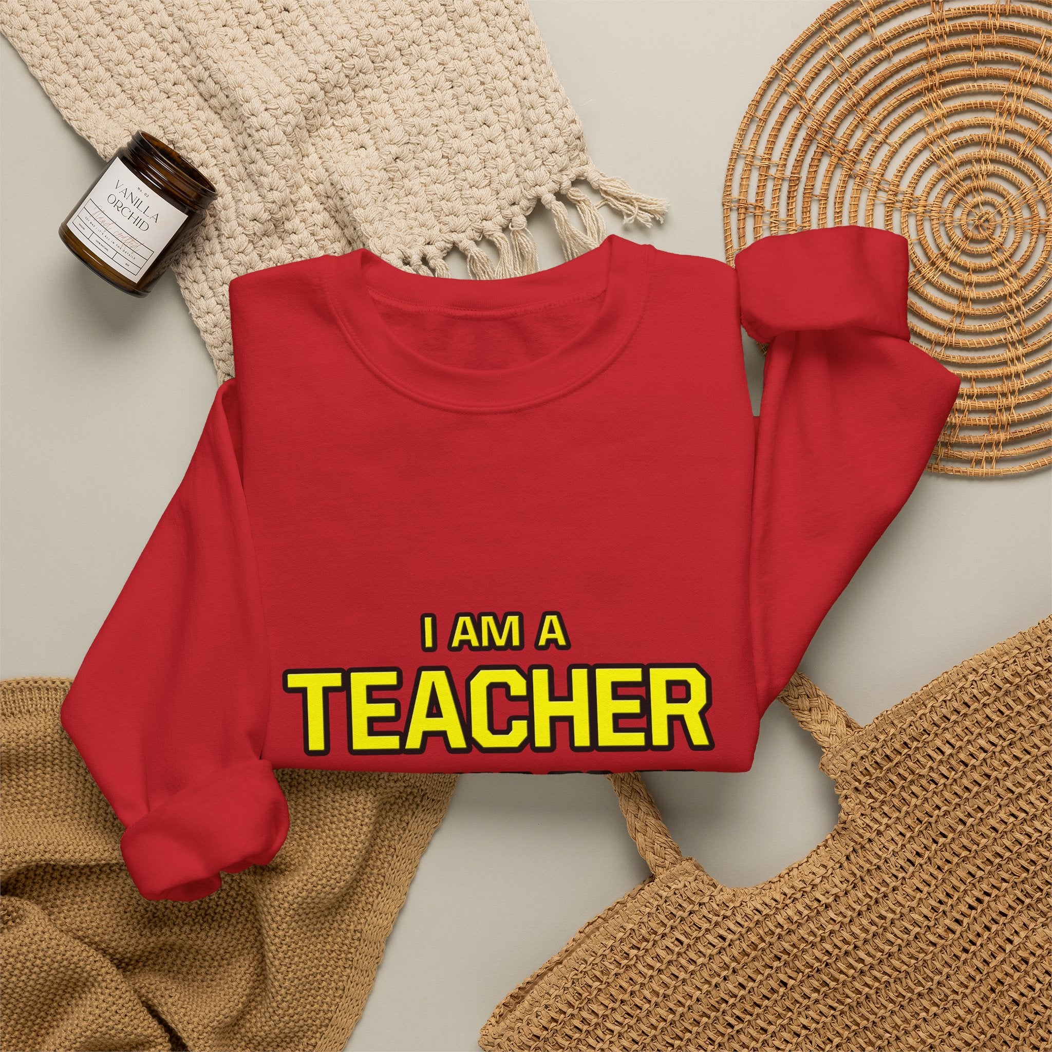 Teacher...Superior Intelligence - Unisex Heavy Blend™ Crewneck Sweatshirt