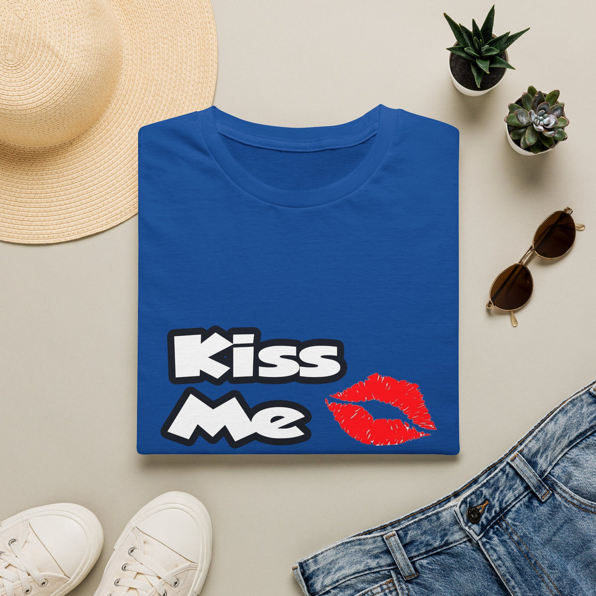 Kiss Me...I Am A Teacher - Unisex Softstyle T-Shirt