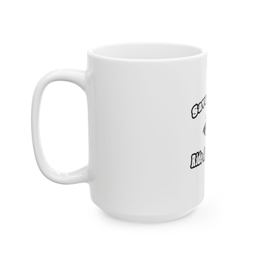 Save Horse, Ride Cardiologist - Ceramic Mug, (11oz, 15oz)