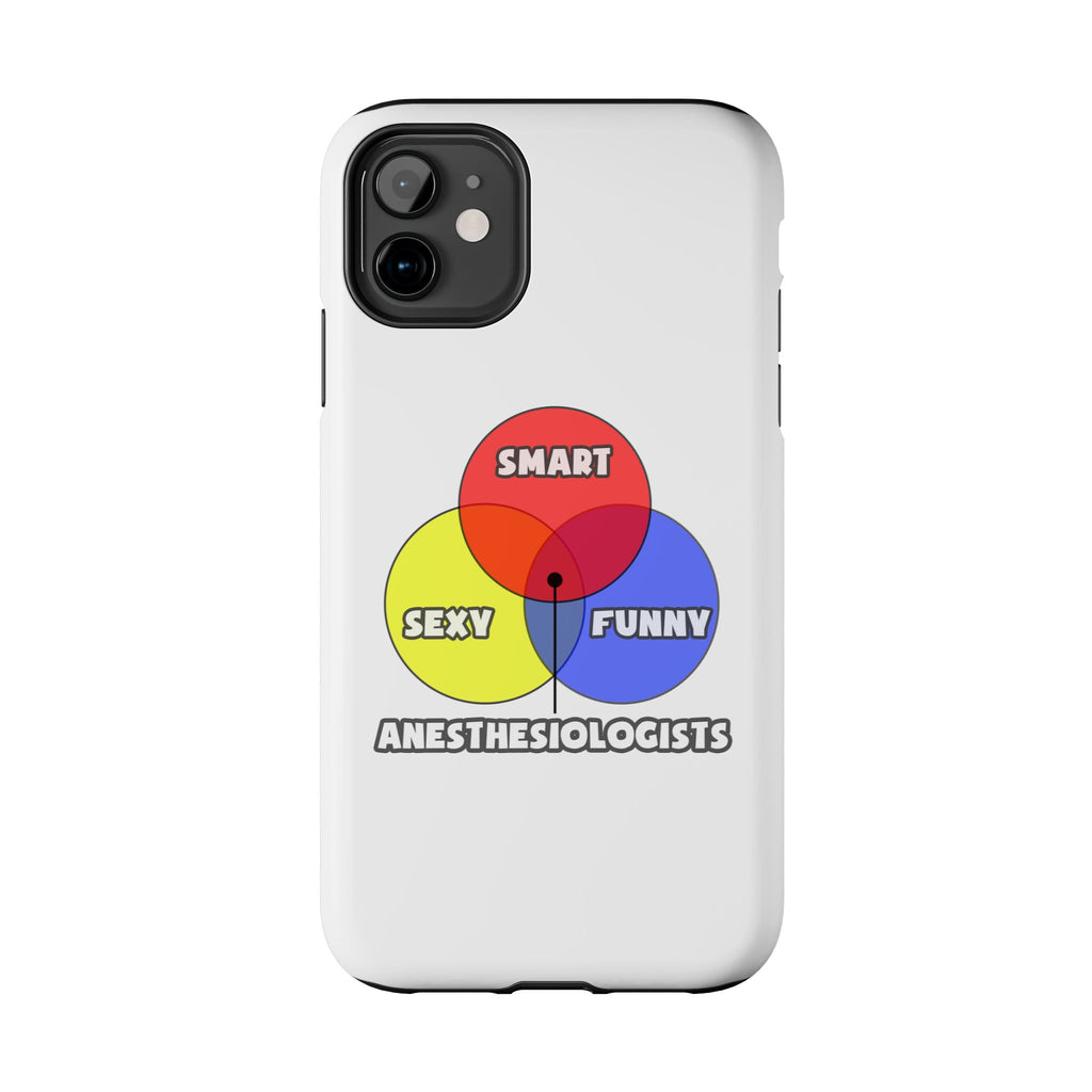 Venn Diagram .. Anesthesiologists - Tough Phone Cases
