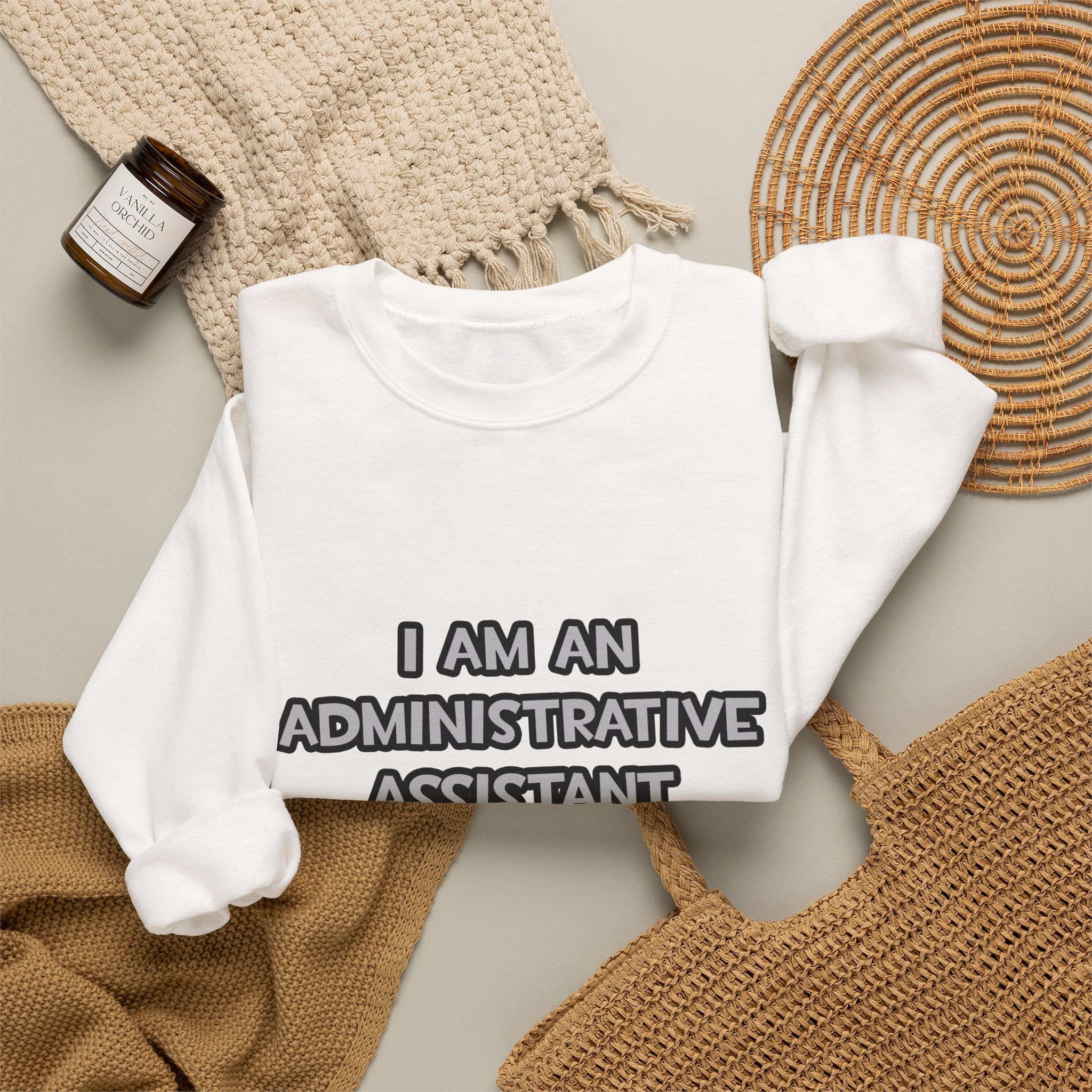 Administrative Asst... Not A Magician - Unisex Heavy Blend™ Crewneck Sweatshirt