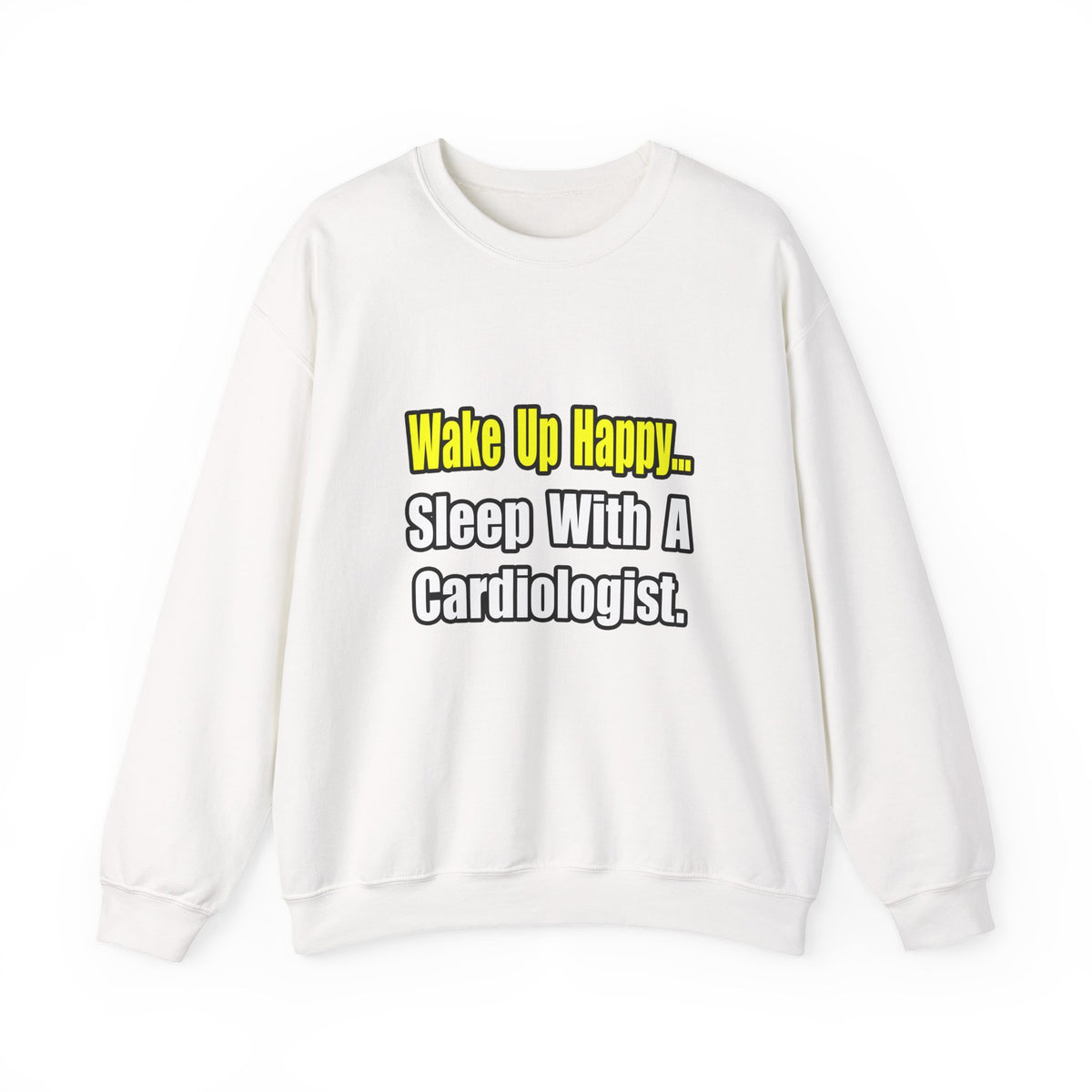 Sleep With a Cardiologist - Unisex Heavy Blend™ Crewneck Sweatshirt