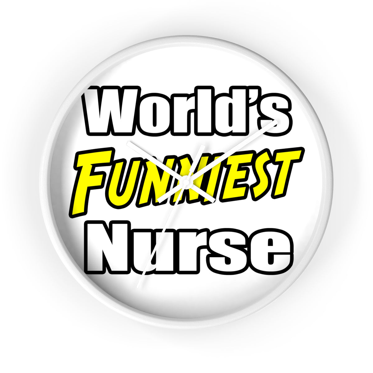 World's Funniest Nurse - Wall Clock