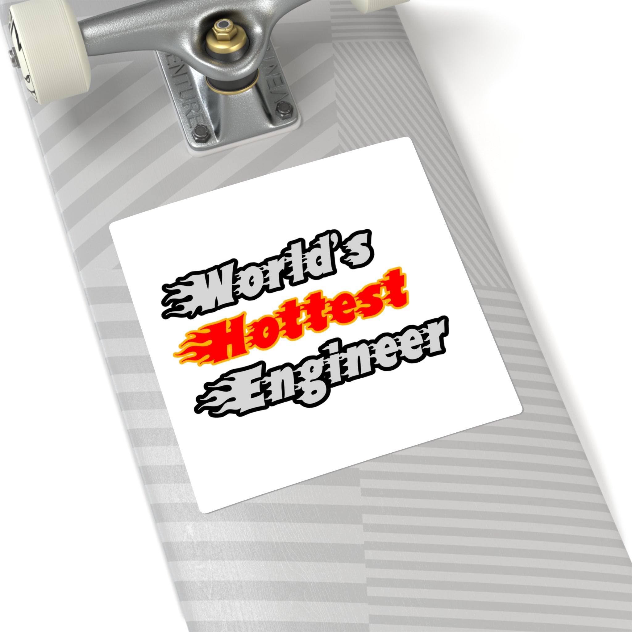 World's Hottest Engineer - Square Stickers