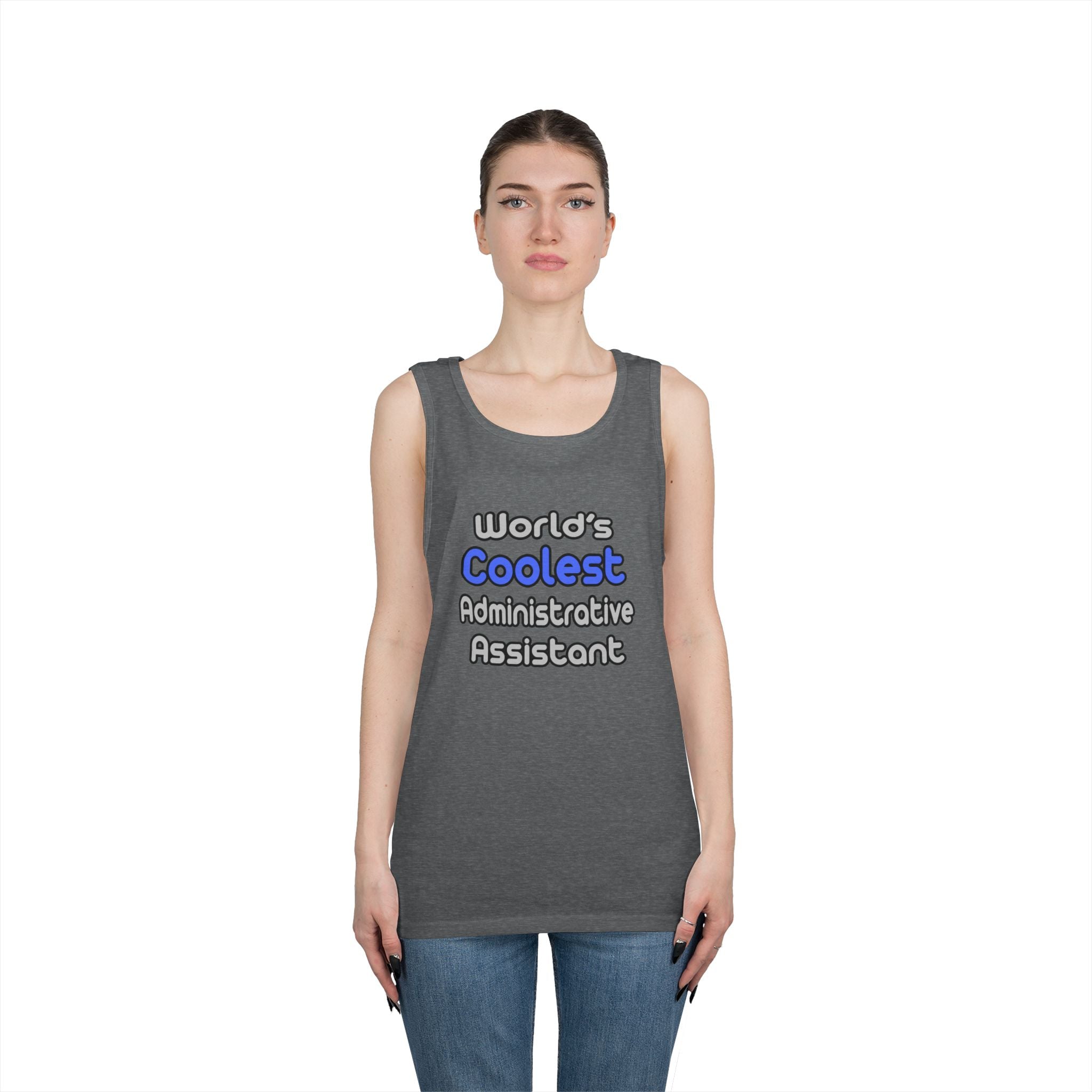 World's Coolest Administrative Assistant - Unisex Heavy Cotton Tank Top