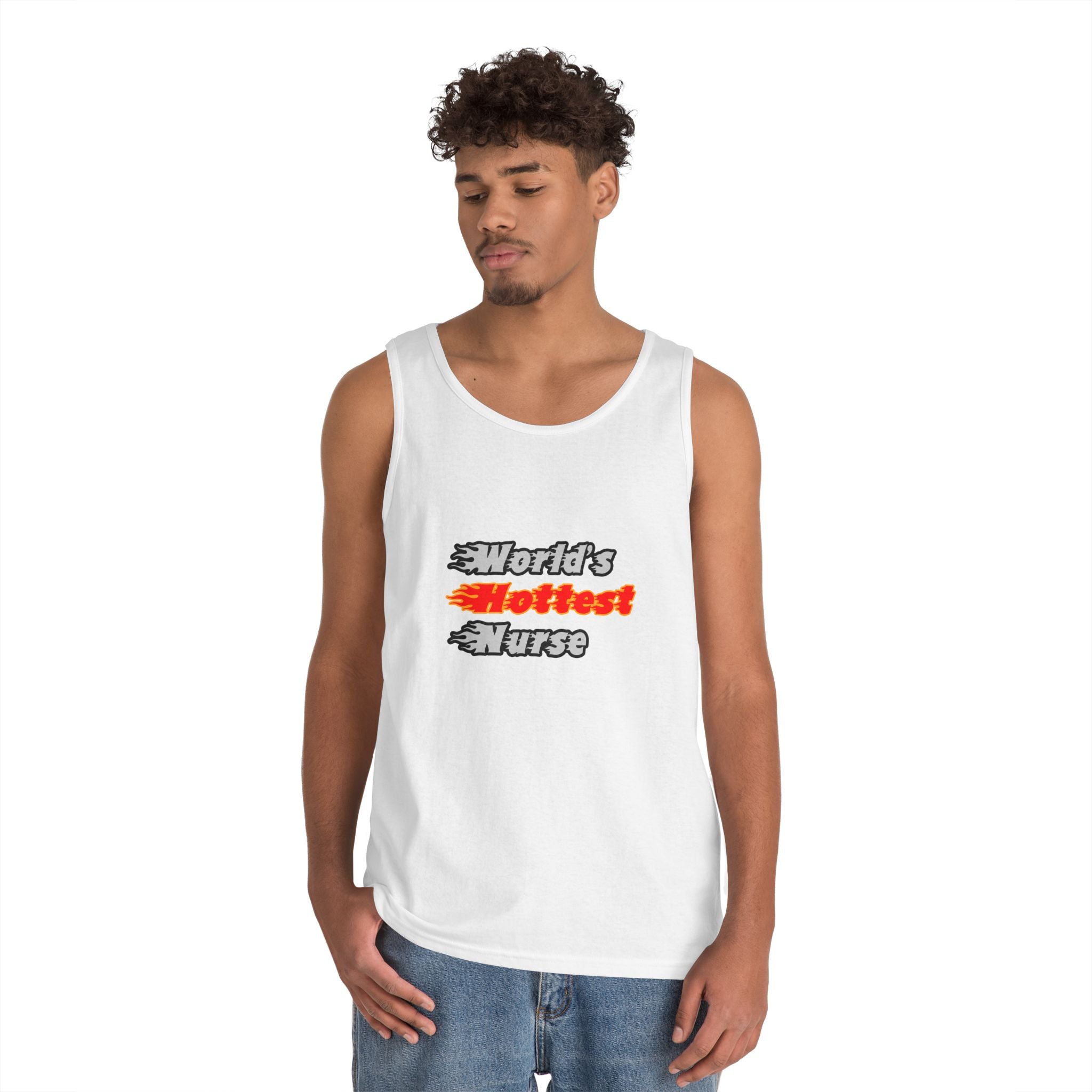 World's Hottest Nurse - Unisex Heavy Cotton Tank Top