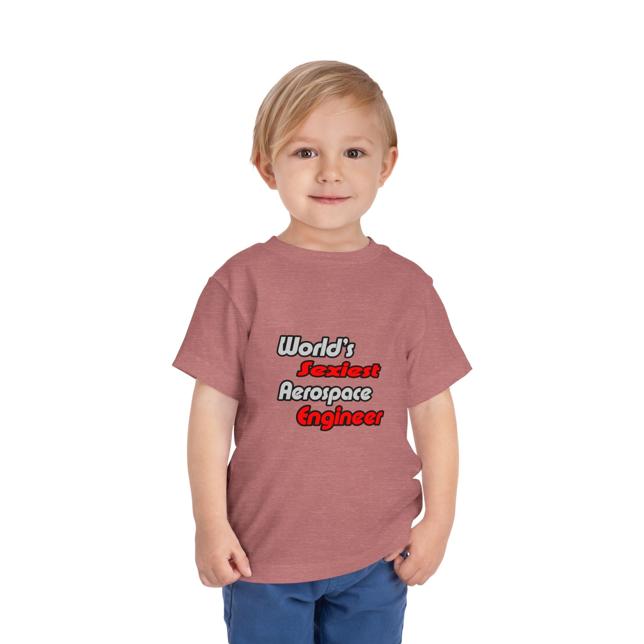 World's Sexiest Aerospace Engineer - Toddler Short Sleeve Tee