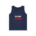 Half Actuary...Half Superhero - Unisex Heavy Cotton Tank Top