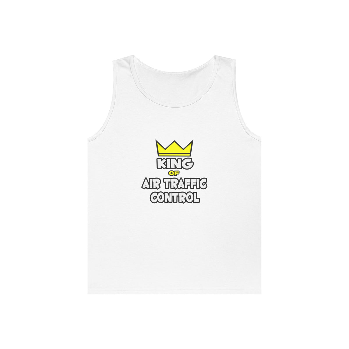 King of Air Traffic Control - Unisex Heavy Cotton Tank Top