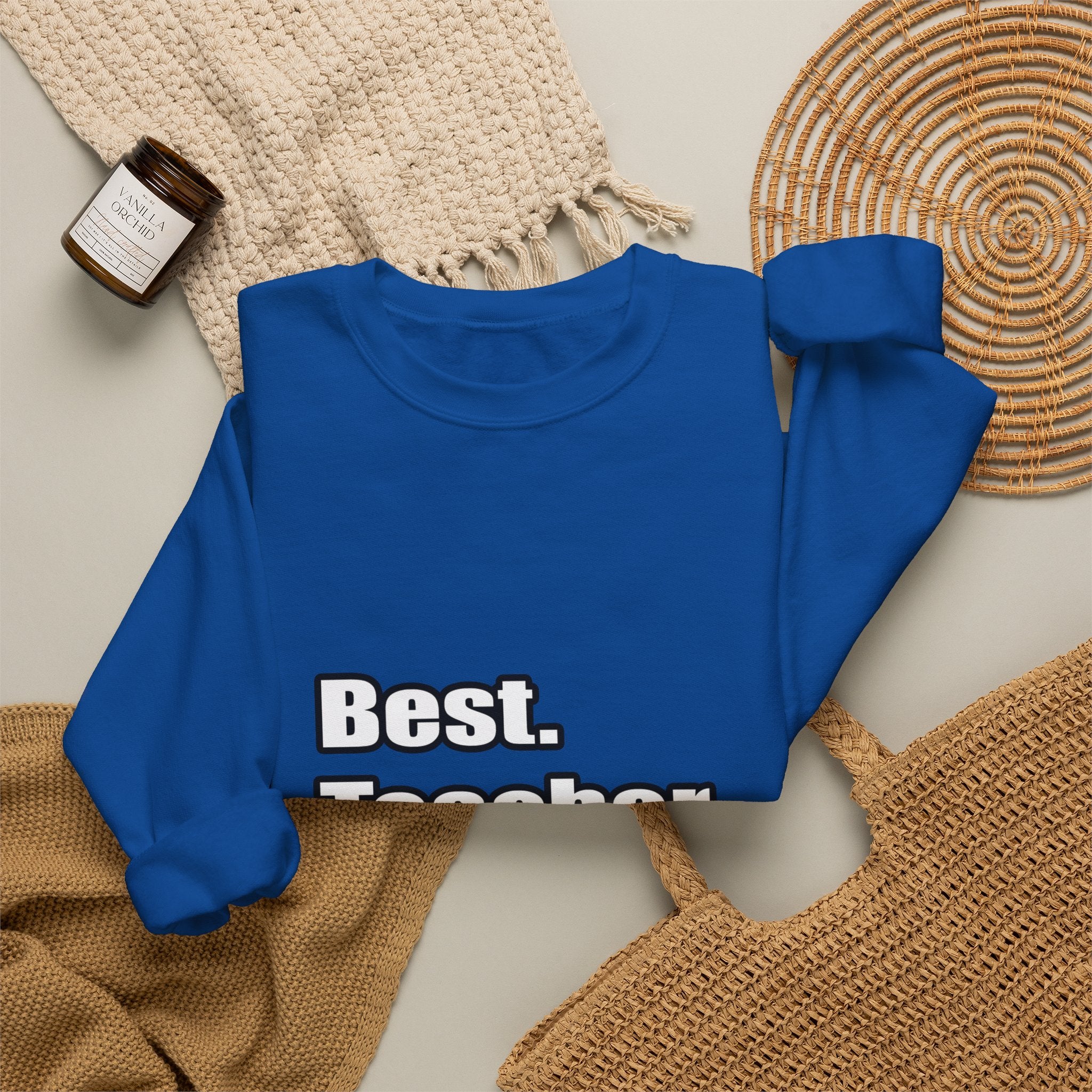 best teacher ever - Unisex Heavy Blend™ Crewneck Sweatshirt
