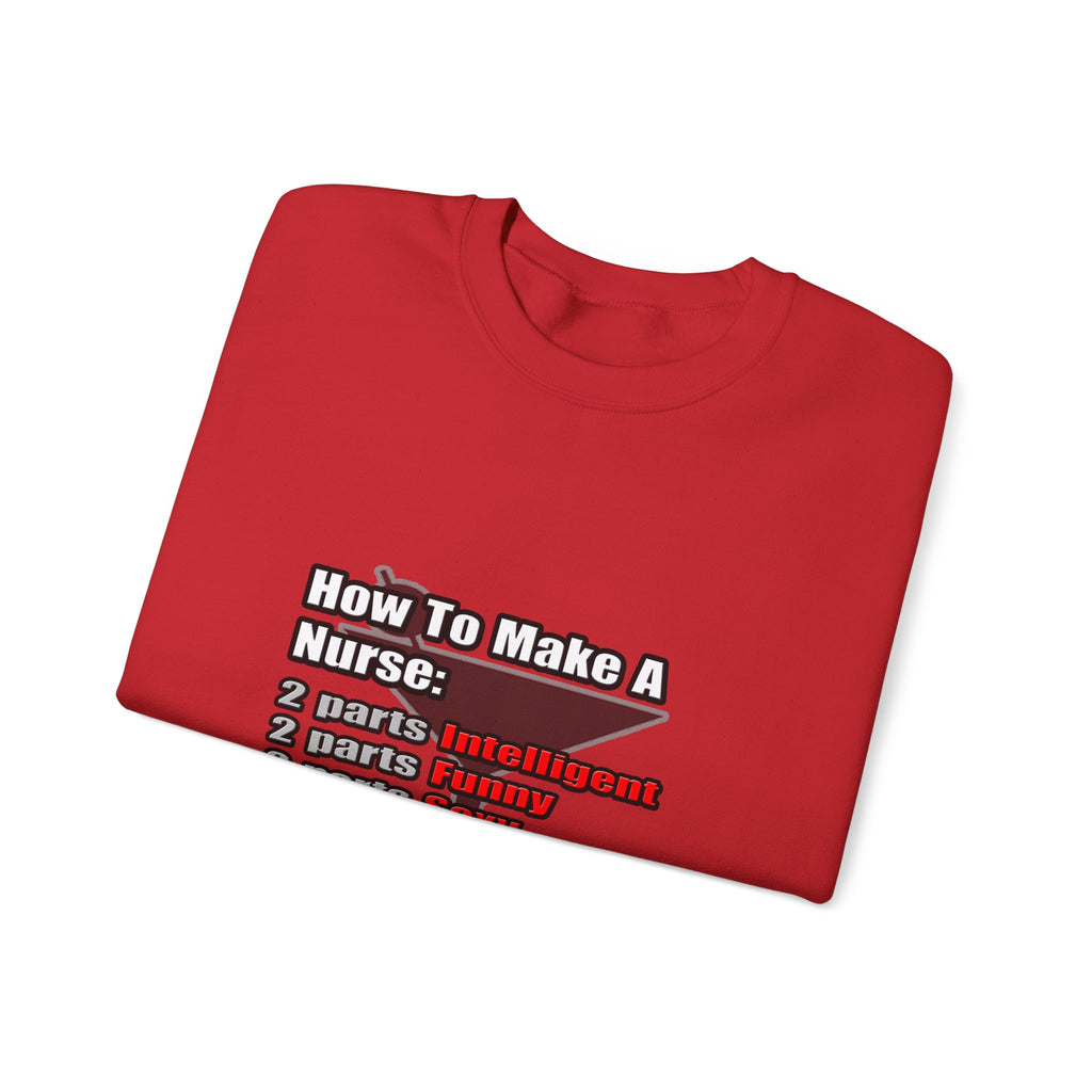 How To Make a Nurse - Unisex Heavy Blend™ Crewneck Sweatshirt