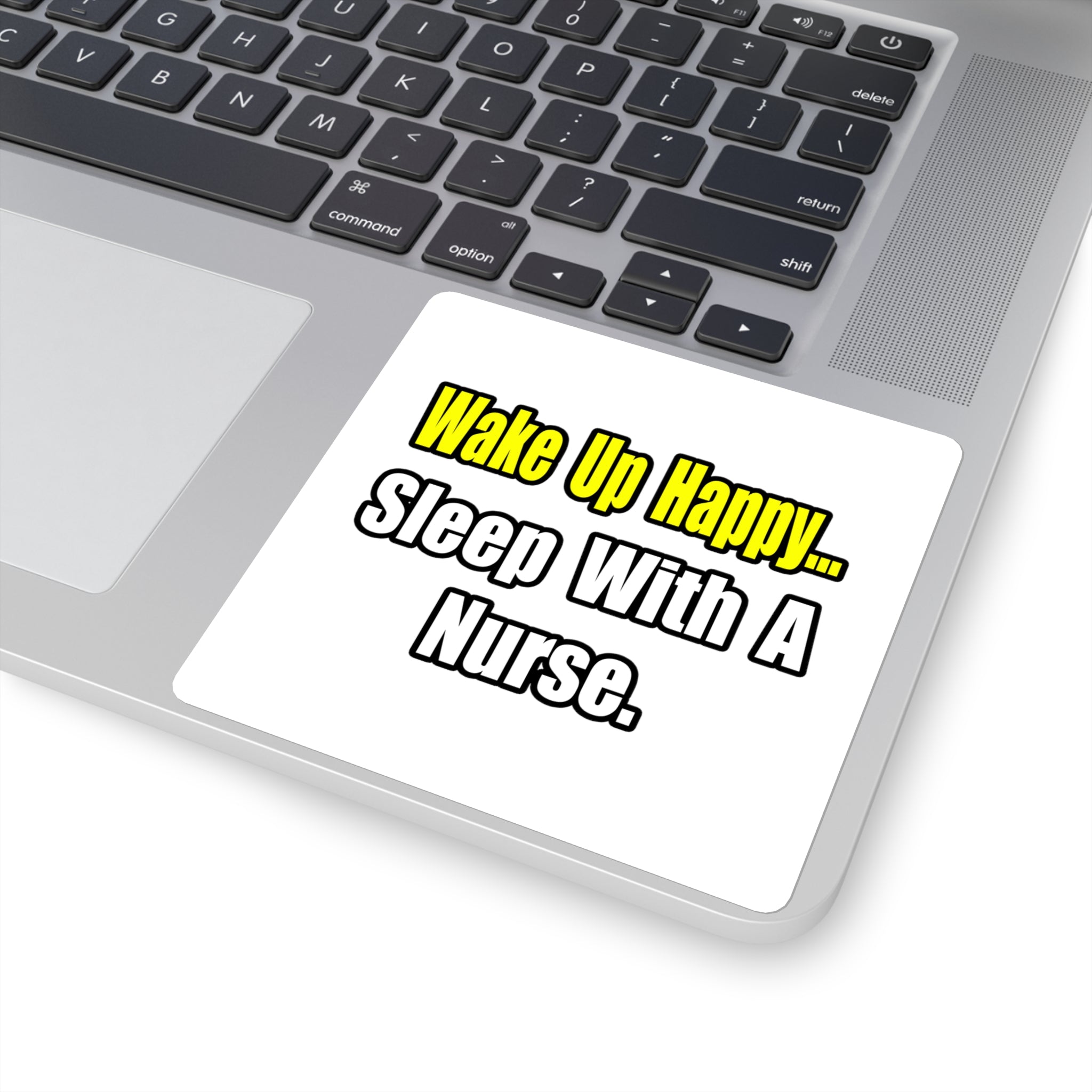 Sleep With a Nurse - Square Stickers