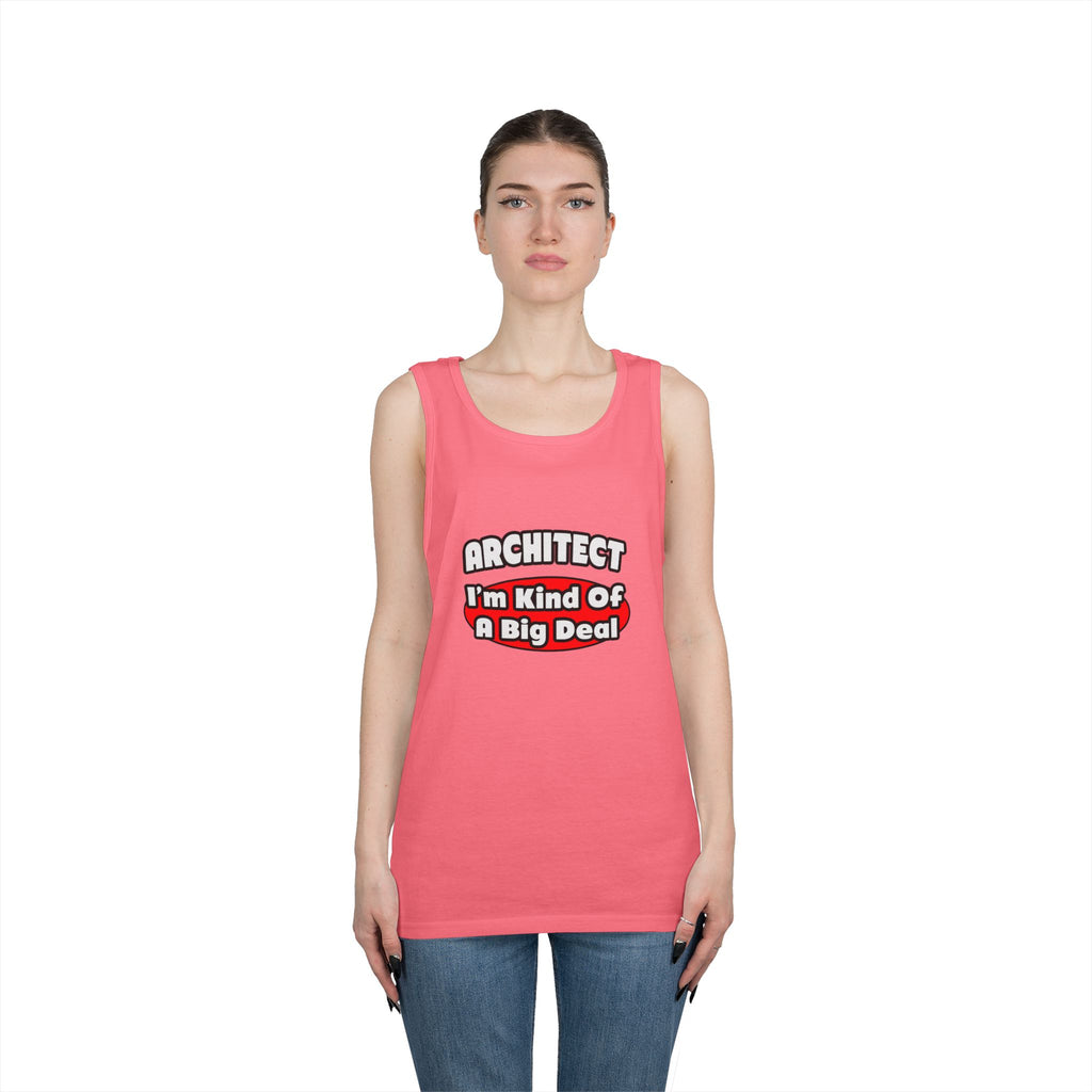 Architect...Big Deal - Unisex Heavy Cotton Tank Top