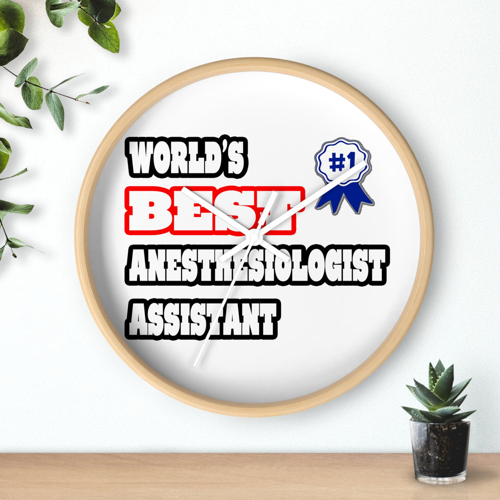 World's Best Anesthesiologist Assistant - Wall Clock