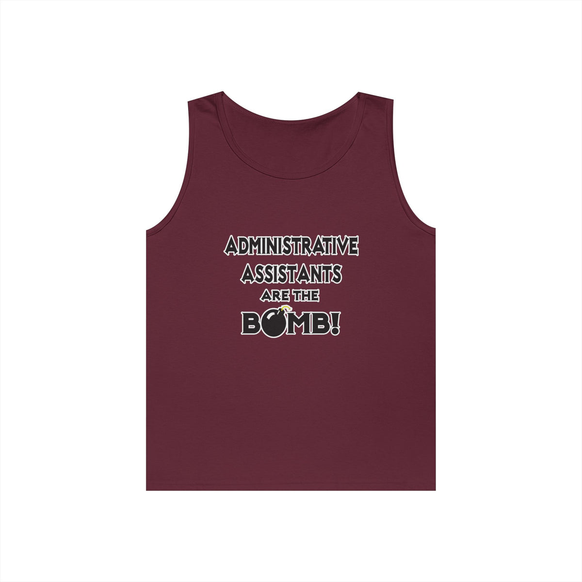 Administrative Assistants Are The Bomb! (2) - Unisex Heavy Cotton Tank Top