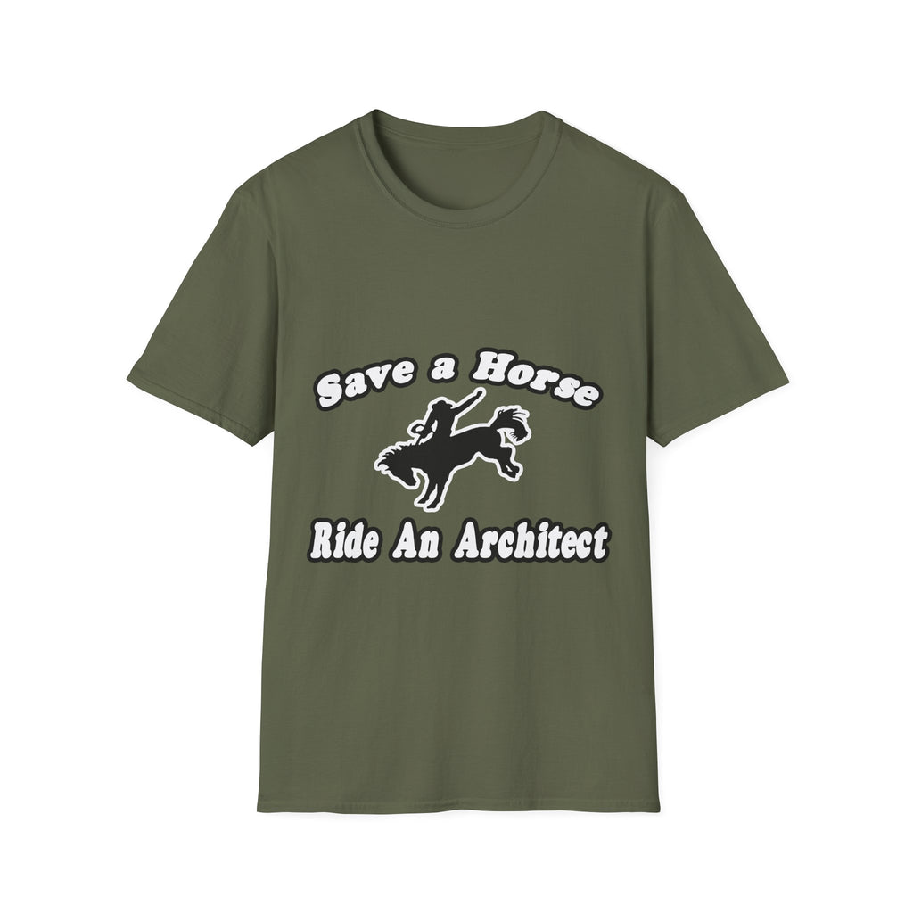 Save Horse, Ride Architect - Unisex Softstyle T-Shirt