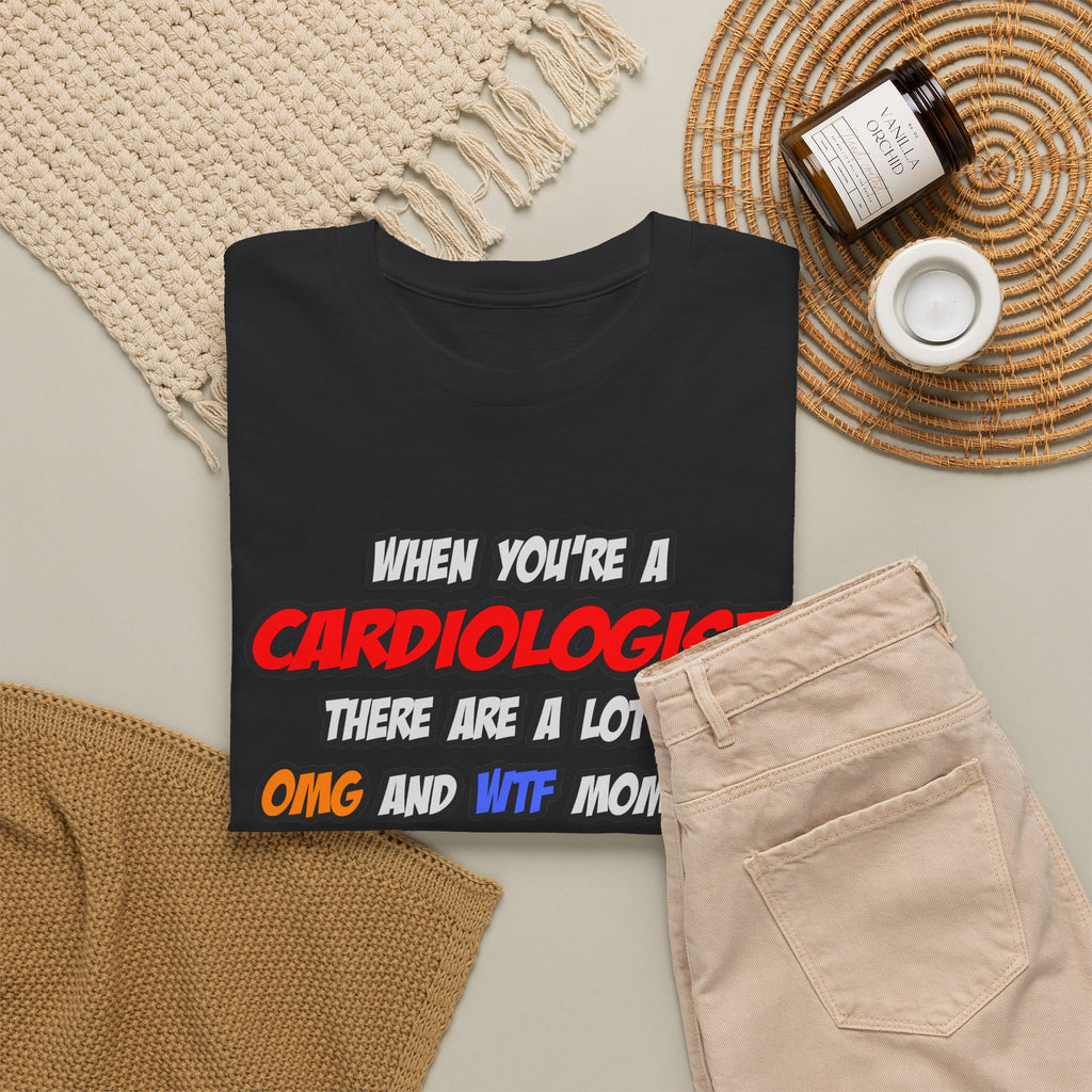 Cardiologist .. OMG WTF LOL - Unisex Heavy Cotton Tee