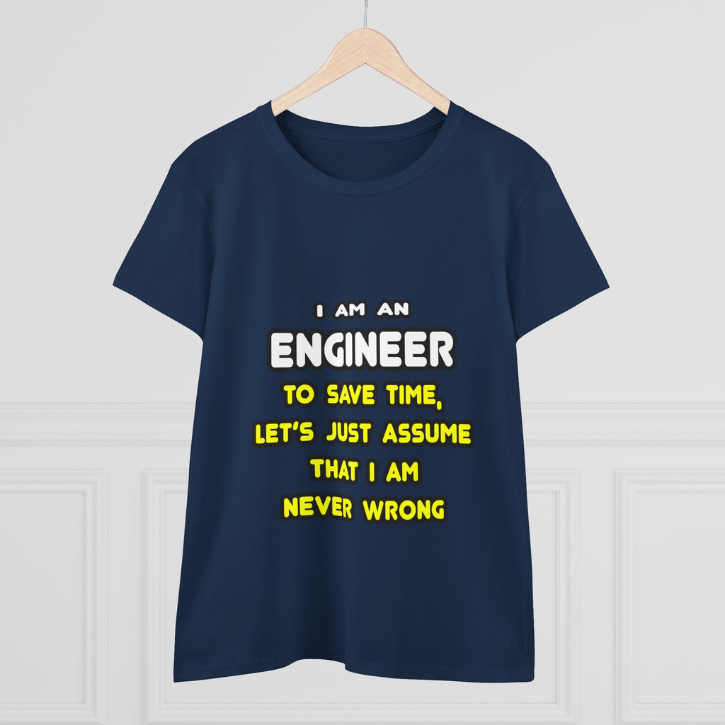 Funny Engineer T Shirts and Gifts - Women's Midweight Cotton Tee