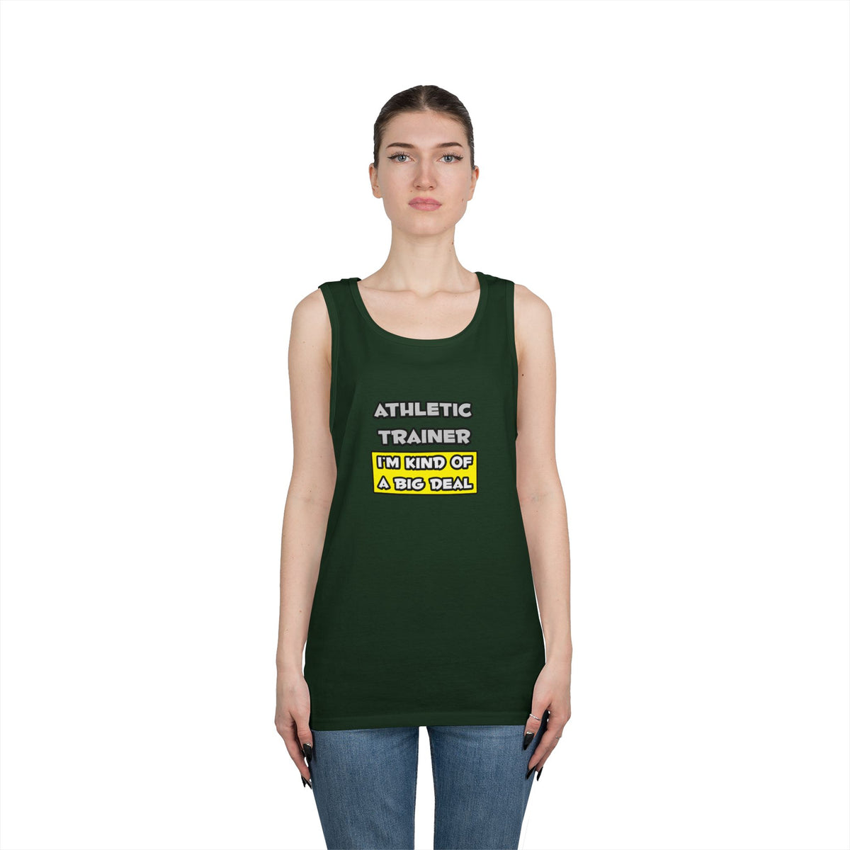 Athletic Trainer .. I'm Kind of a Big Deal - Unisex Heavy Cotton Tank Top