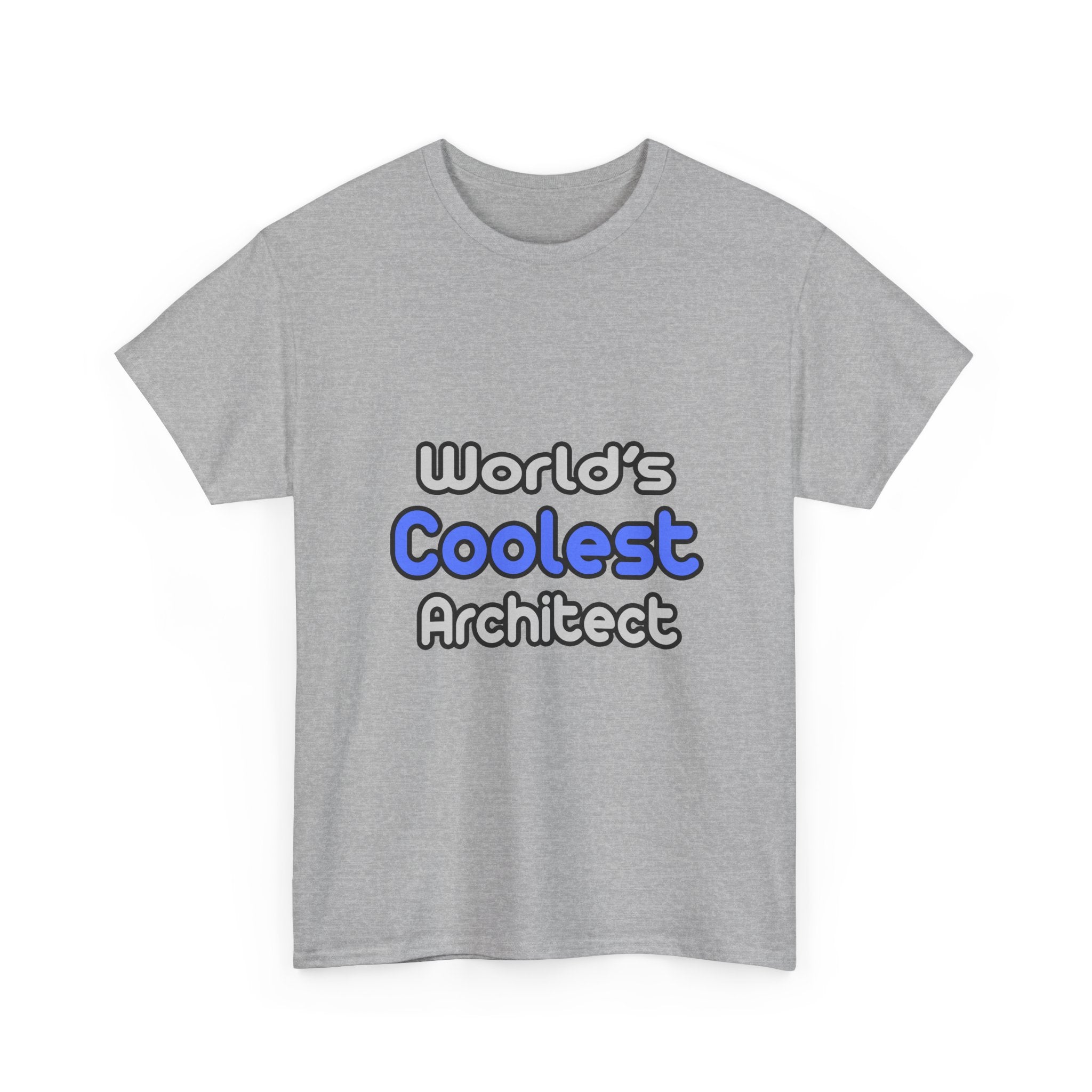 World's Coolest Architect - Unisex Heavy Cotton Tee