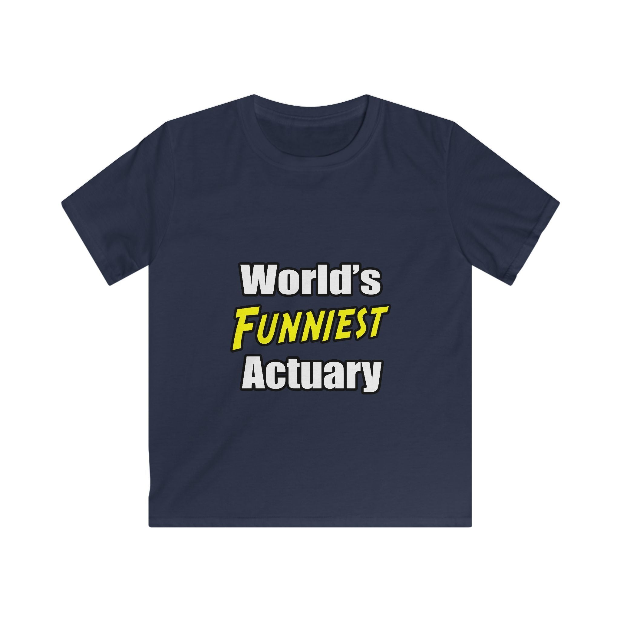 World's Funniest Actuary - Kids Softstyle Tee