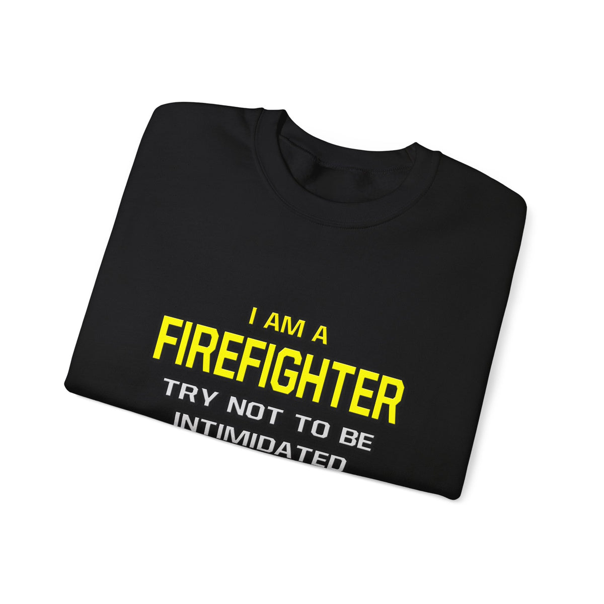 Firefighter...Superior Intelligence - Unisex Heavy Blend™ Crewneck Sweatshirt
