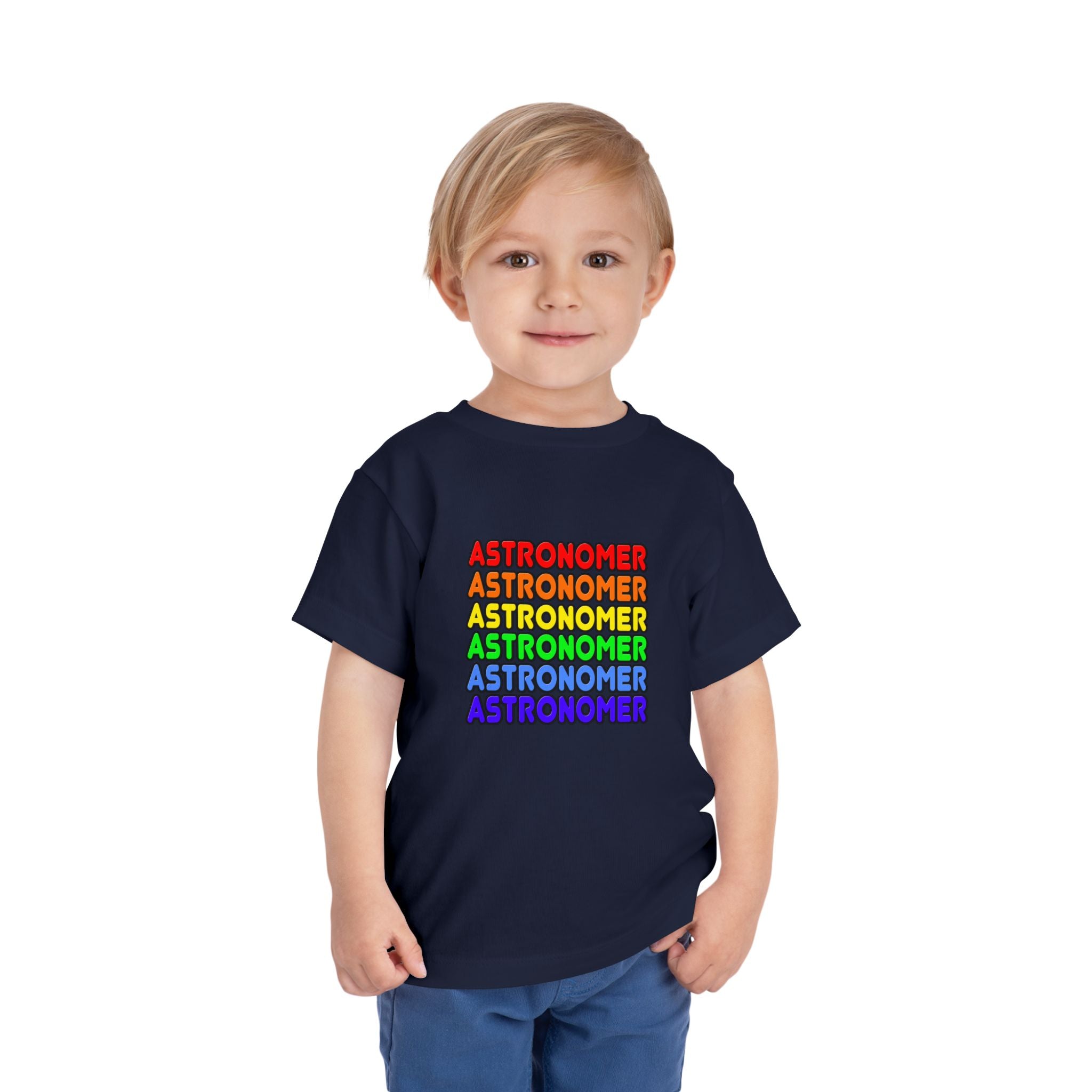 Rainbow Astronomer - Toddler Short Sleeve Tee