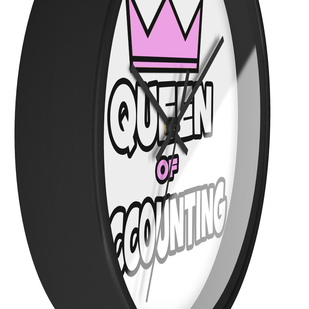 Queen of Accounting - Wall Clock