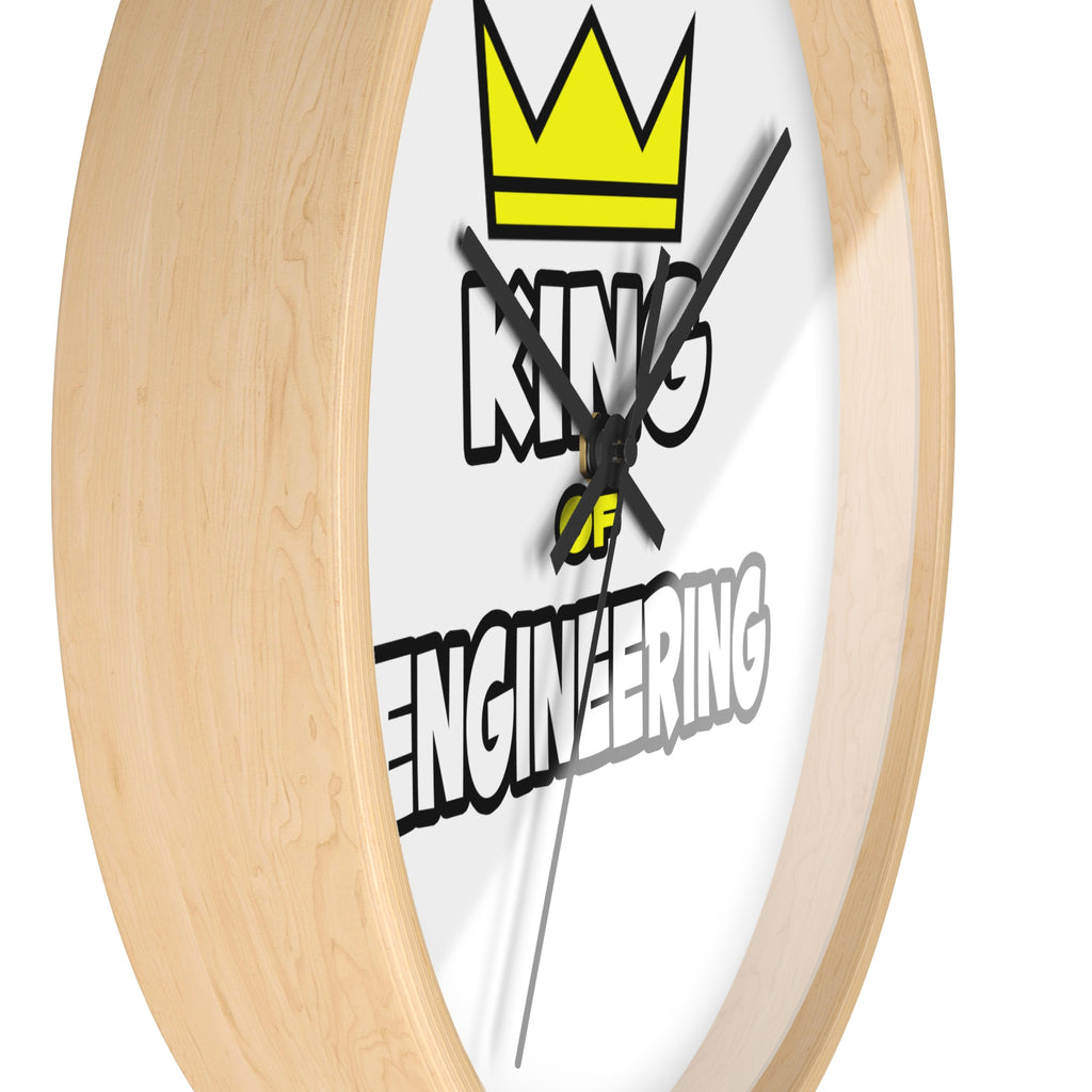 King of Engineering - Wall Clock