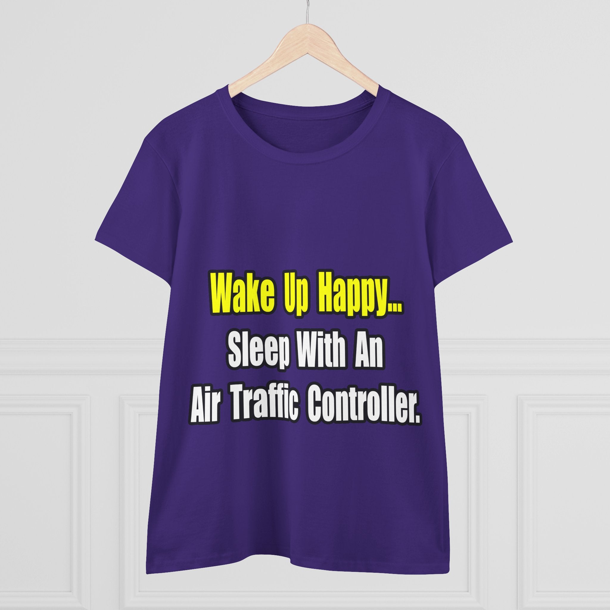 Sleep With An Air Traffic Controller - Women's Midweight Cotton Tee