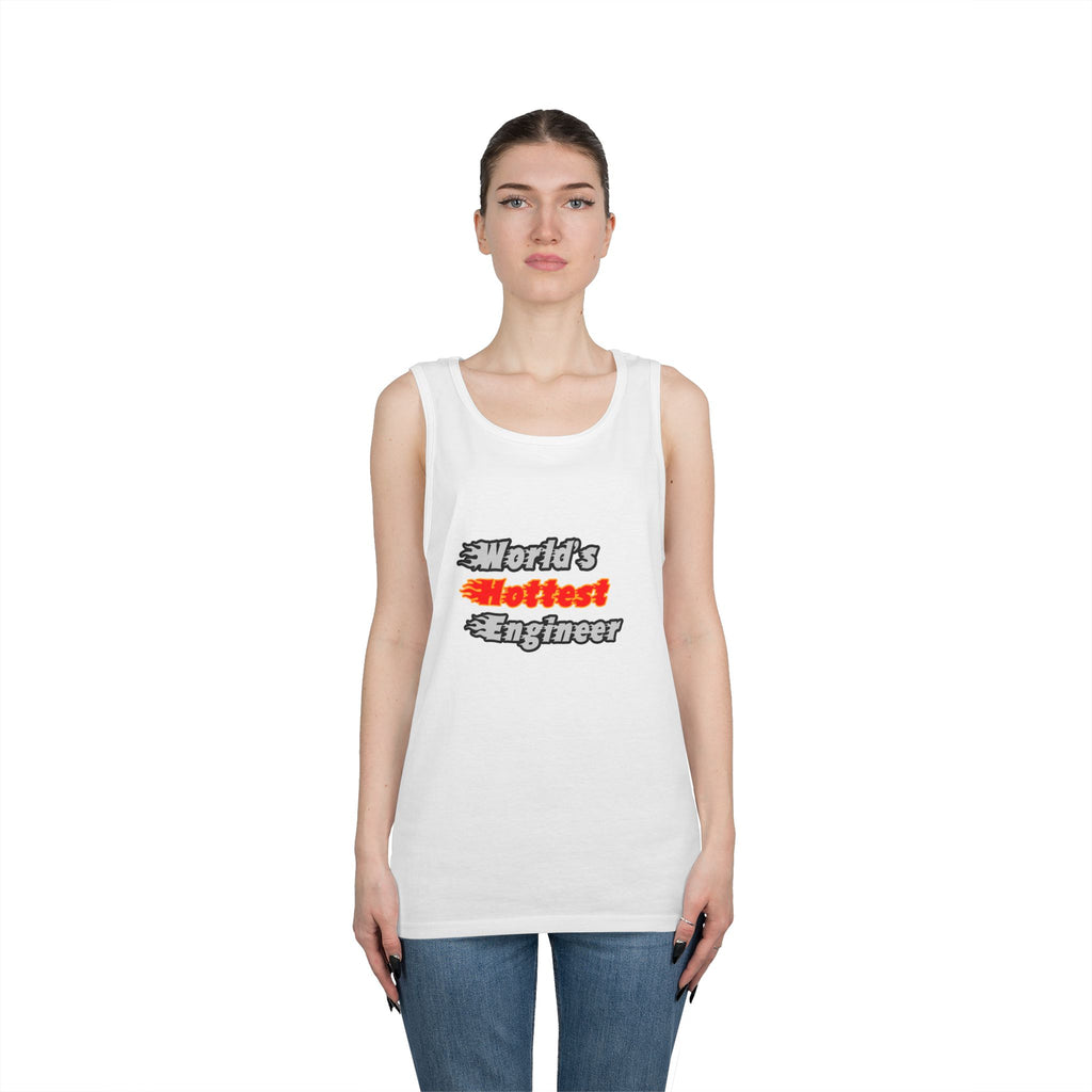 World's Hottest Engineer - Unisex Heavy Cotton Tank Top