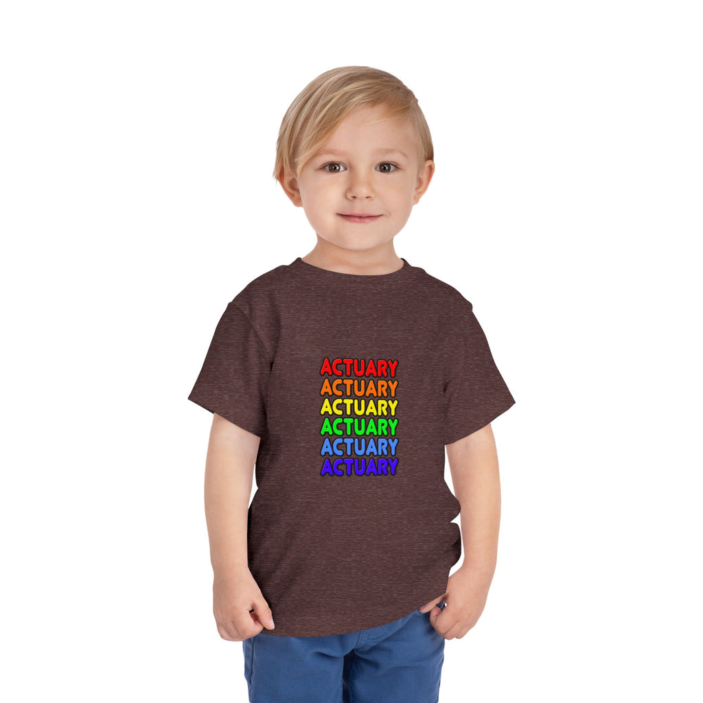 Rainbow Actuary - Toddler Short Sleeve Tee