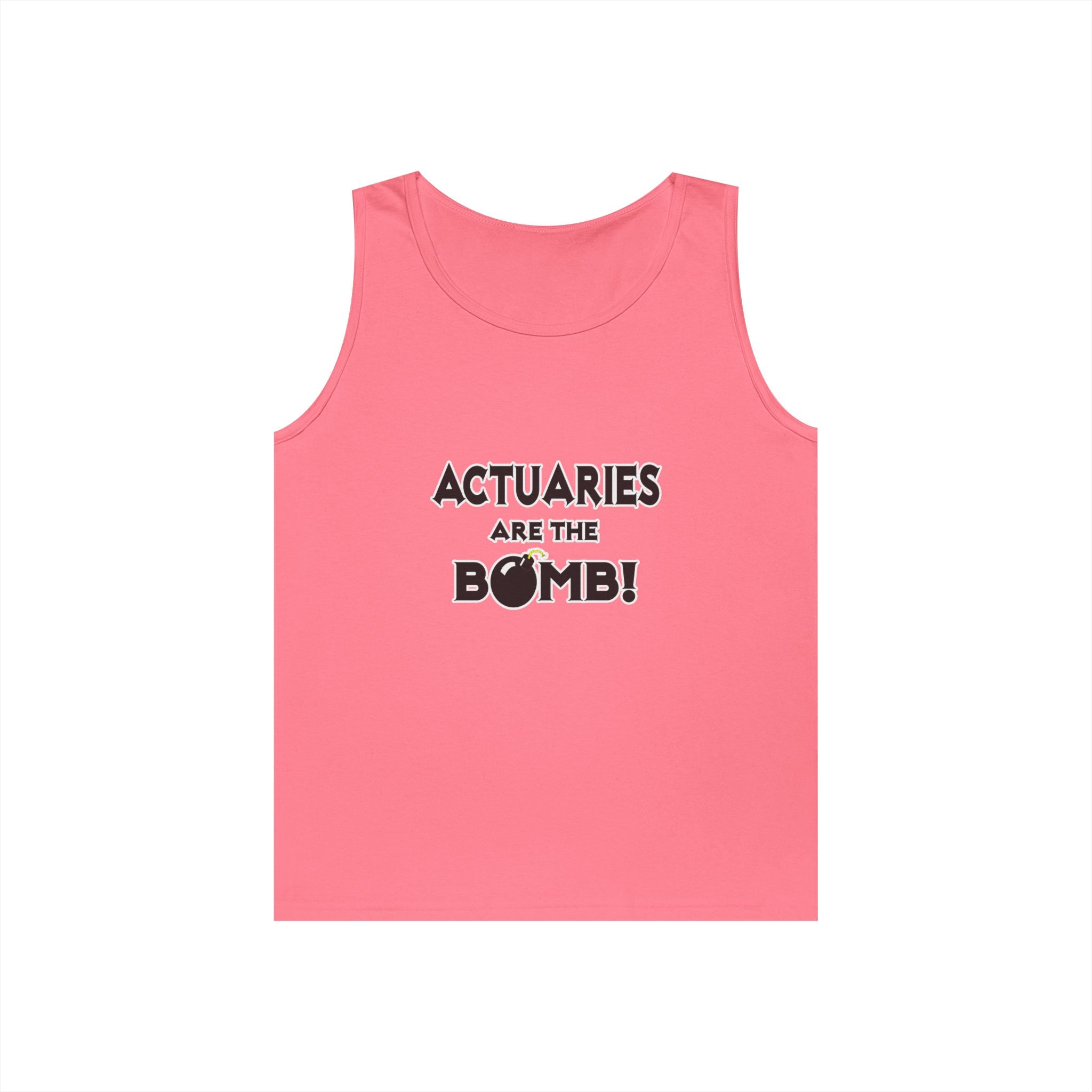 Actuaries Are The Bomb! - Unisex Heavy Cotton Tank Top