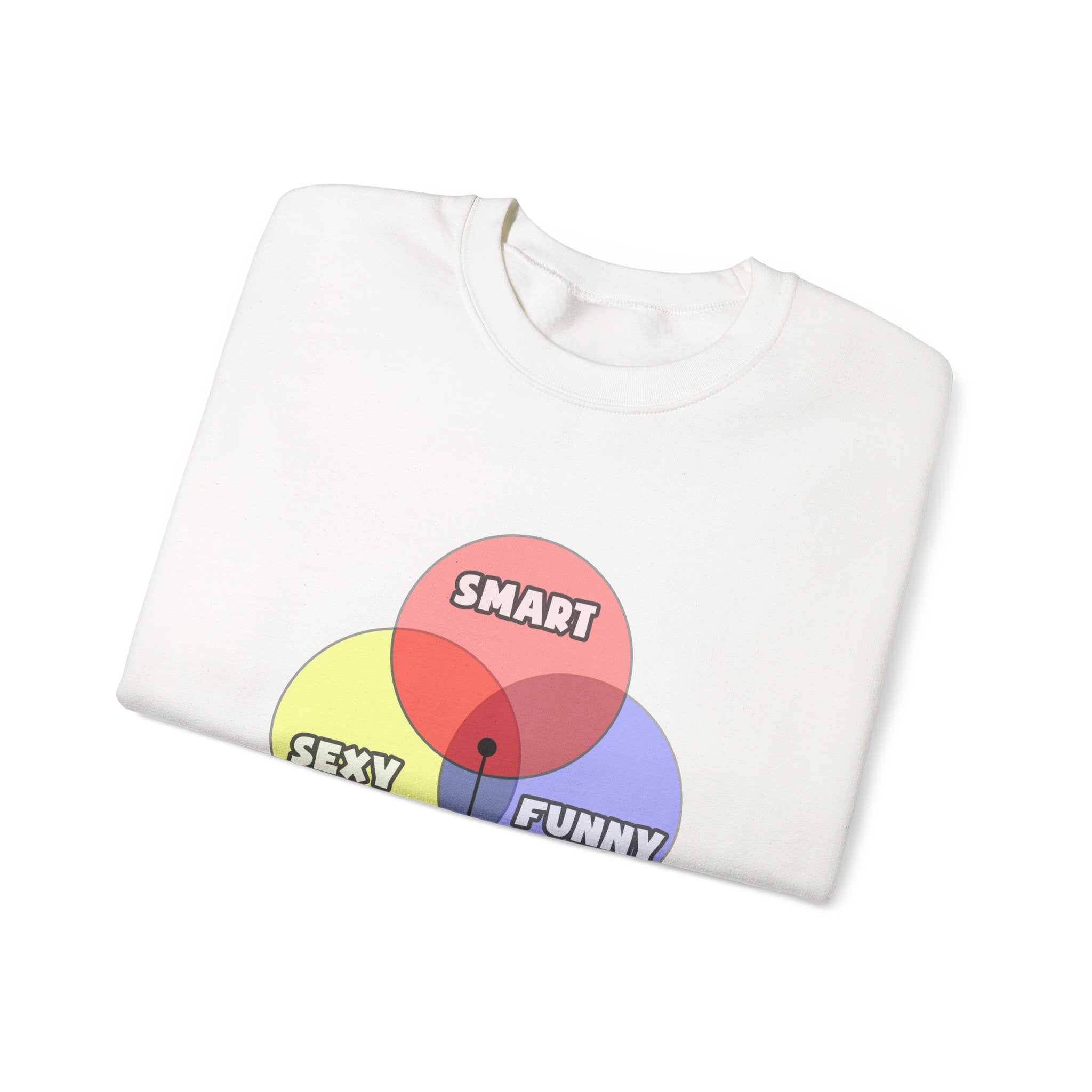 Venn Diagram .. Astronomers - Unisex Heavy Blend™ Crewneck Sweatshirt