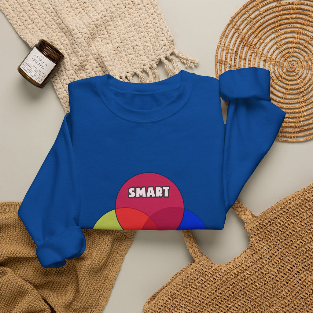 Venn Diagram .. Teachers - Unisex Heavy Blend™ Crewneck Sweatshirt