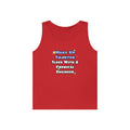 Wake Up Smarter...Sleep With a Chemical Engineer - Unisex Heavy Cotton Tank Top