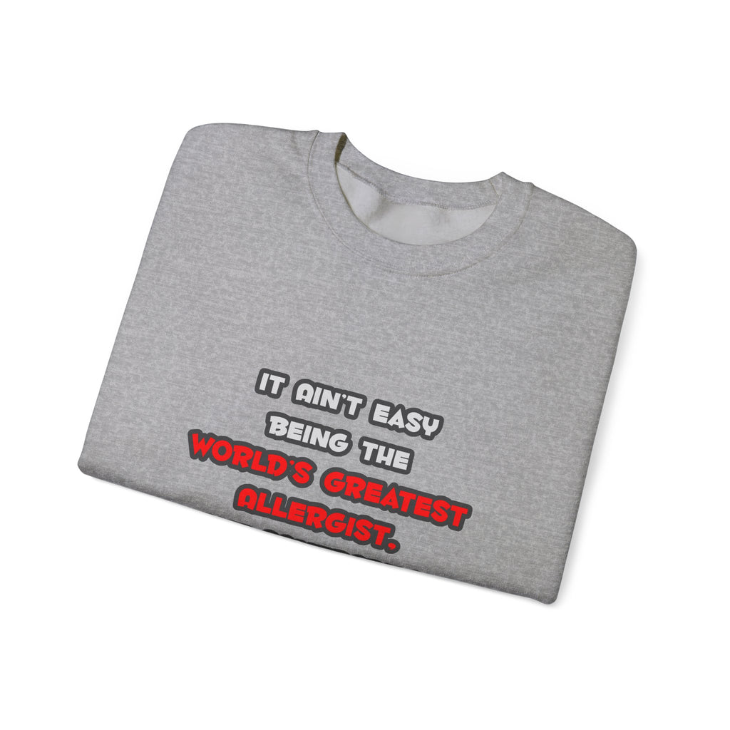 World's Greatest Allergist Joke - Unisex Heavy Blend™ Crewneck Sweatshirt