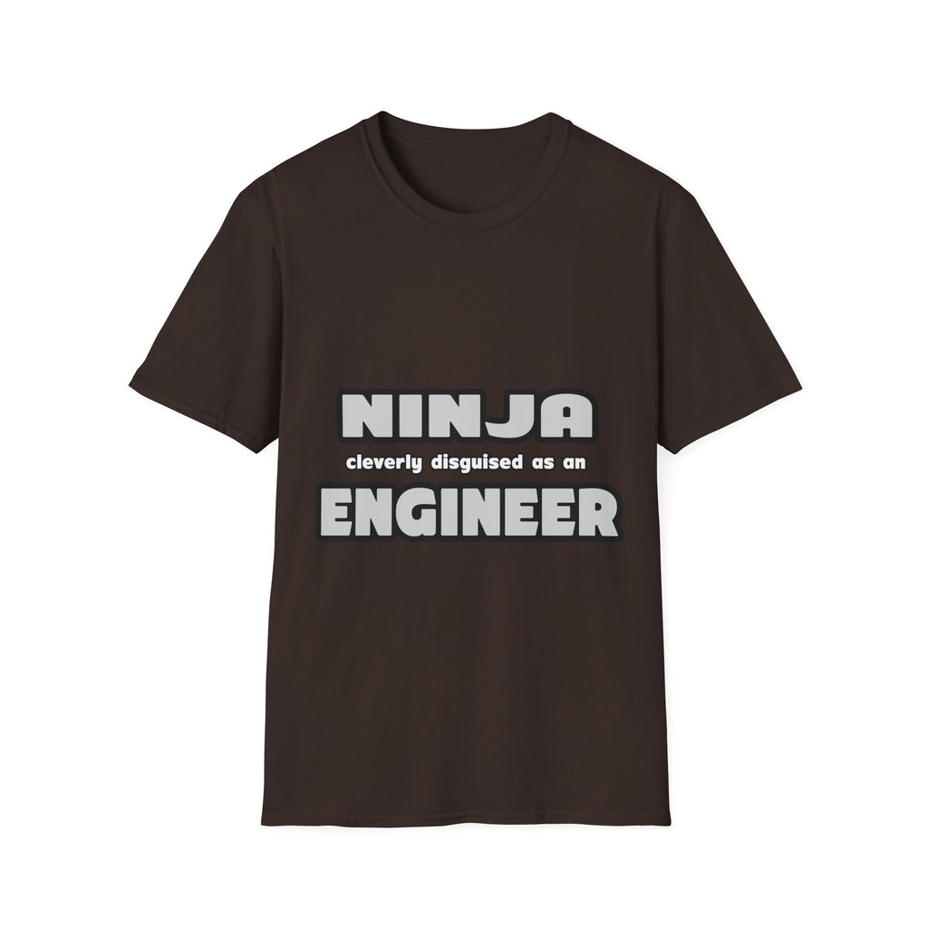Ninja Cleverly Disguised As An Engineer - Unisex Softstyle T-Shirt
