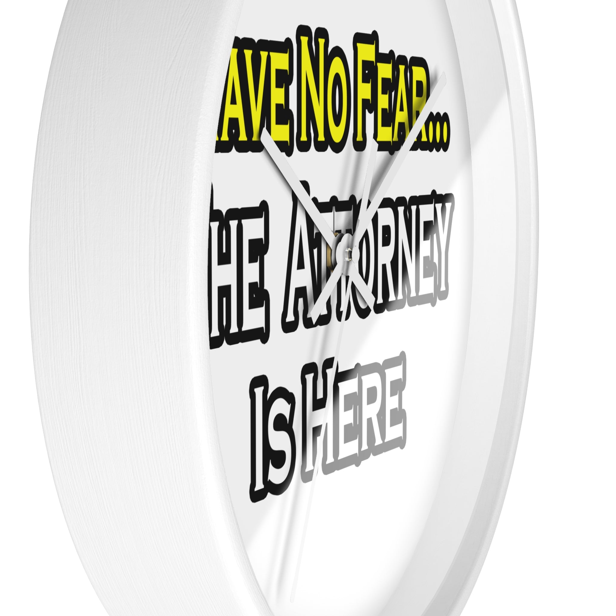 No Fear Attorney - Wall Clock