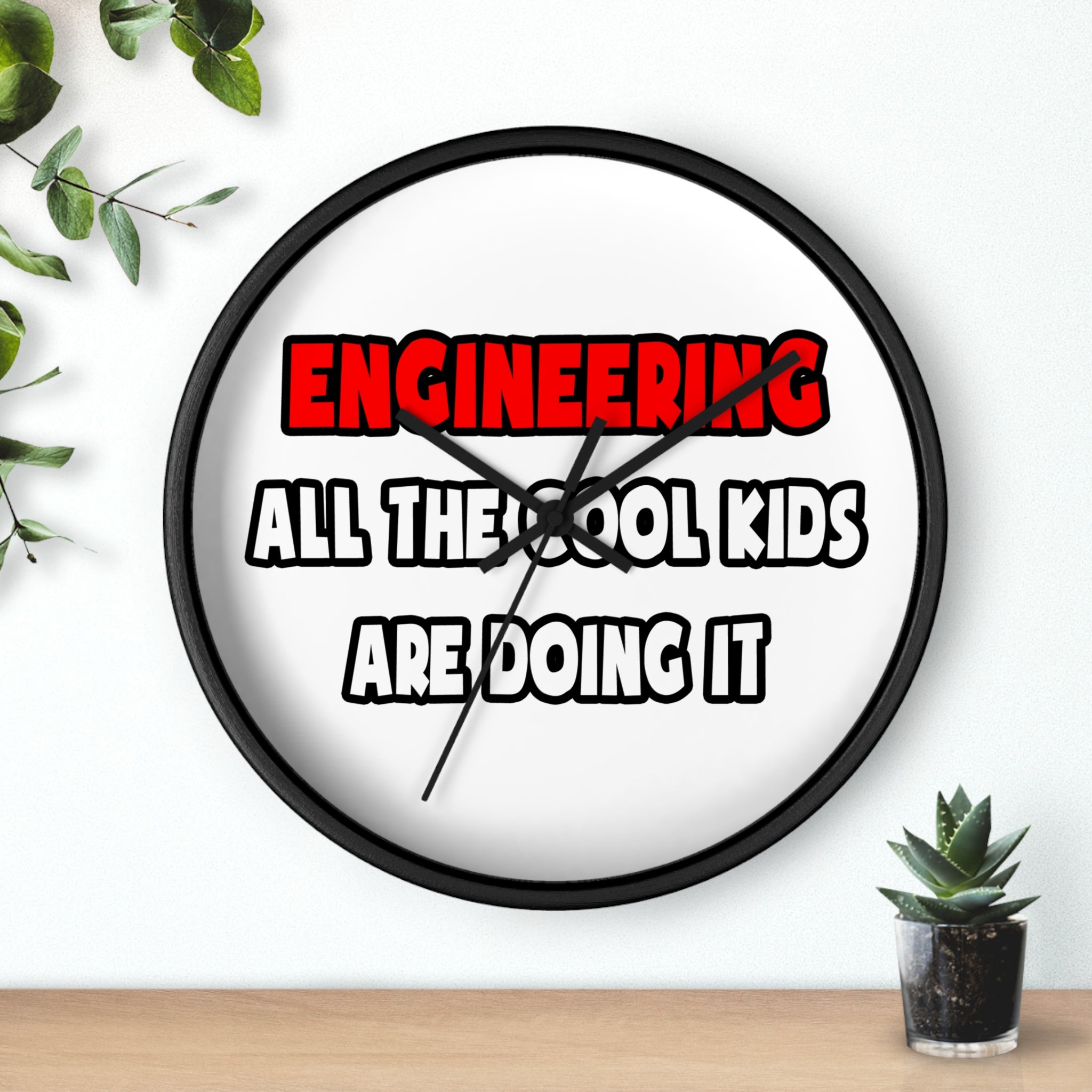 Funny Engineer Shirts and Gifts - Wall Clock