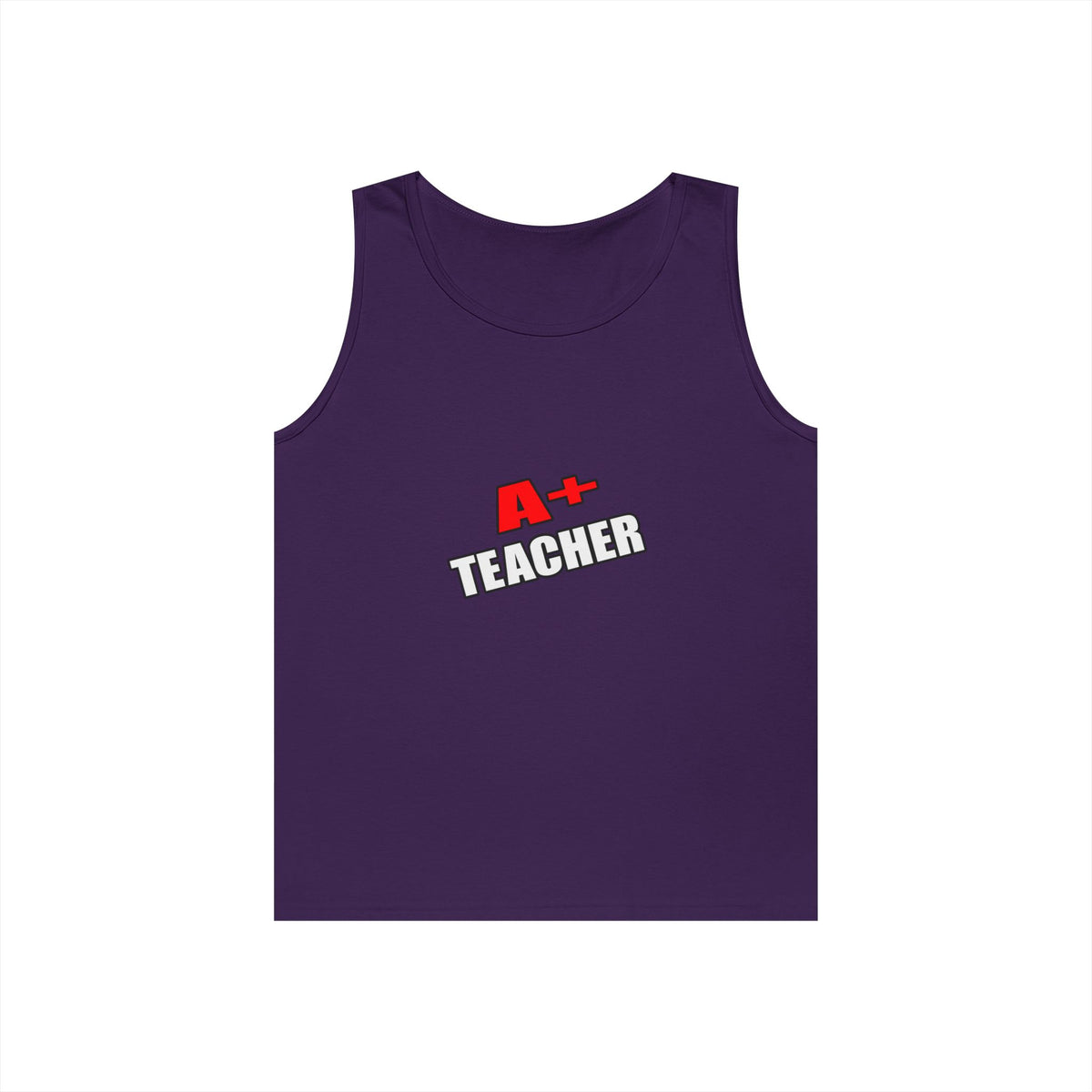 a plus teacher - Unisex Heavy Cotton Tank Top