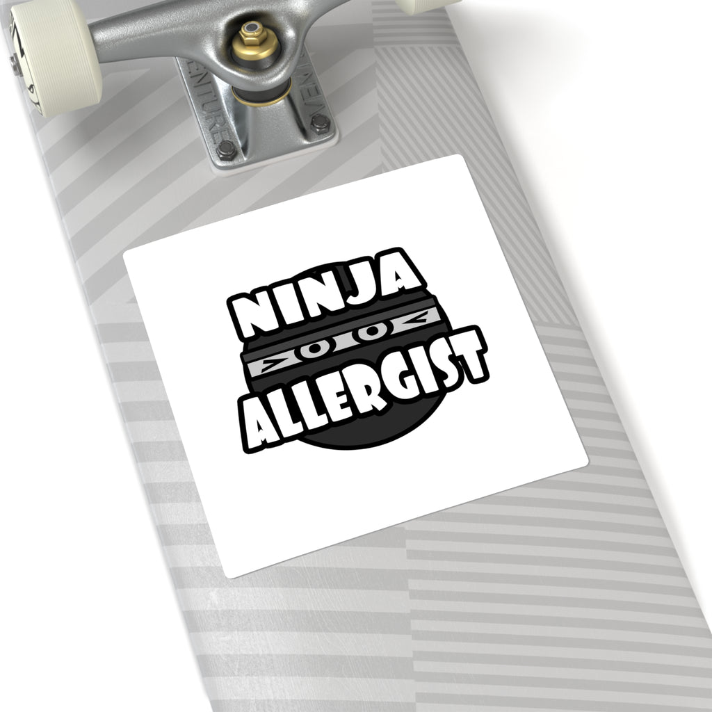 Ninja Allergist - Square Stickers