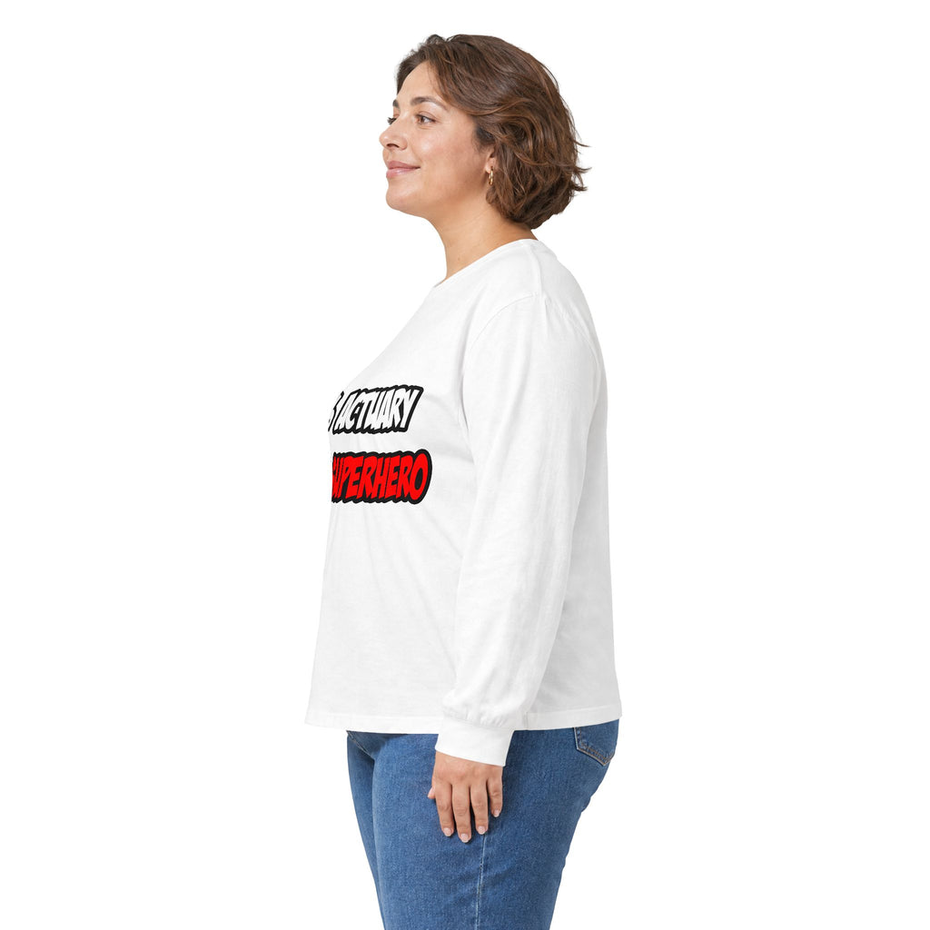 Half Actuary...Half Superhero - Unisex Ultra Cotton Long Sleeve Tee