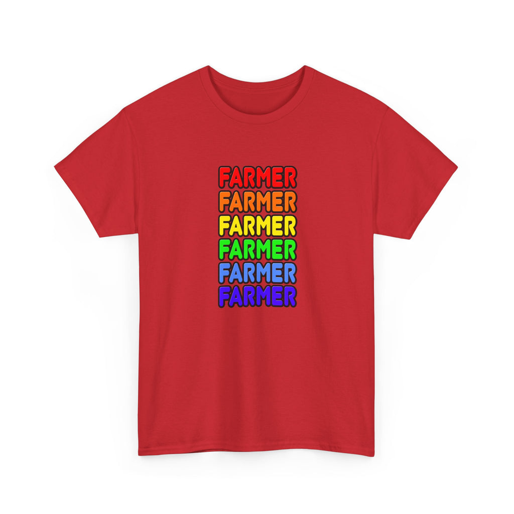 Rainbow Farmer - Unisex Heavy Cotton Tee