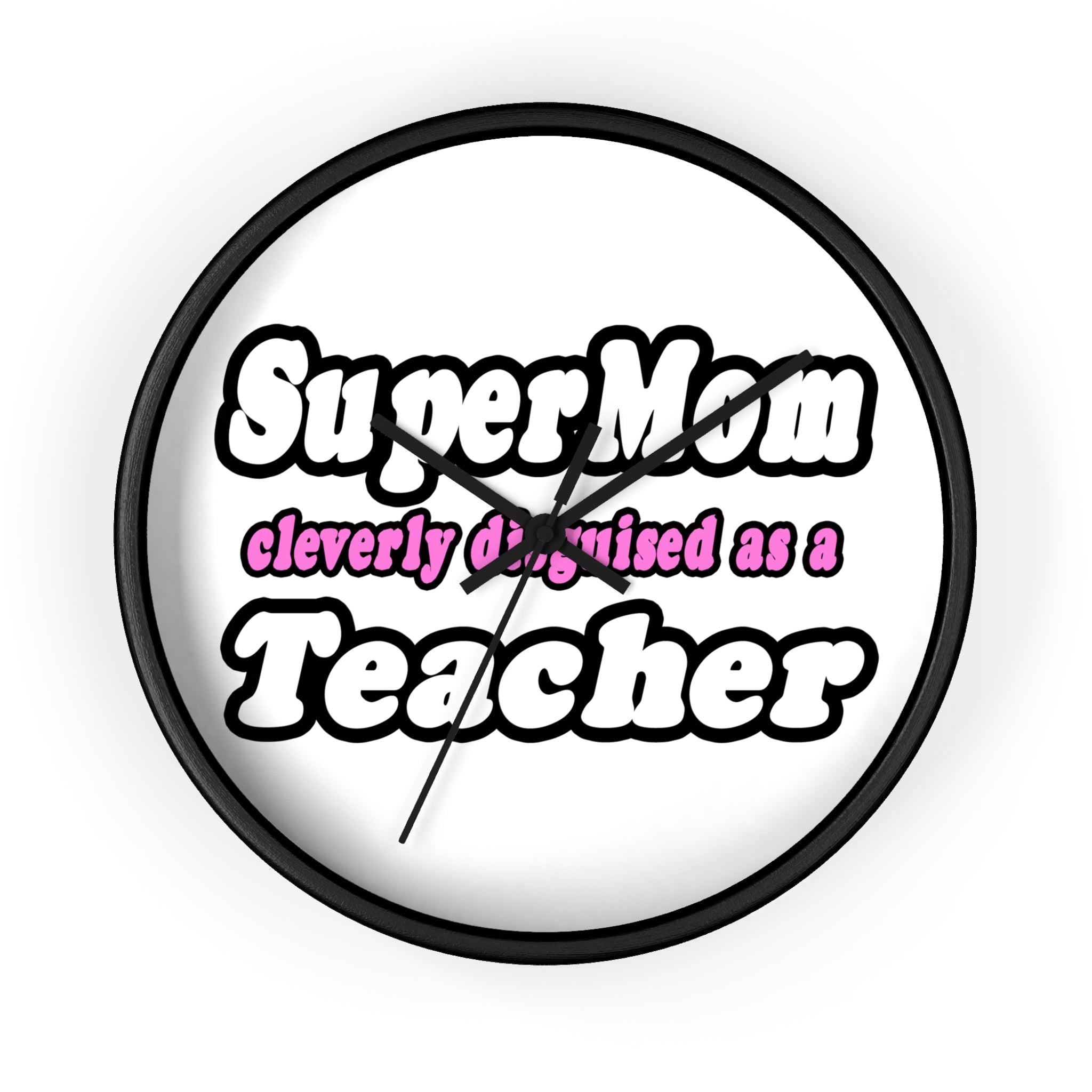 supermom teacher - Wall Clock