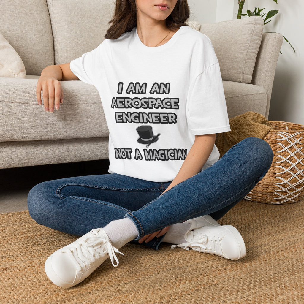 Aerospace Engineer ... Not A Magician - Unisex Softstyle T-Shirt